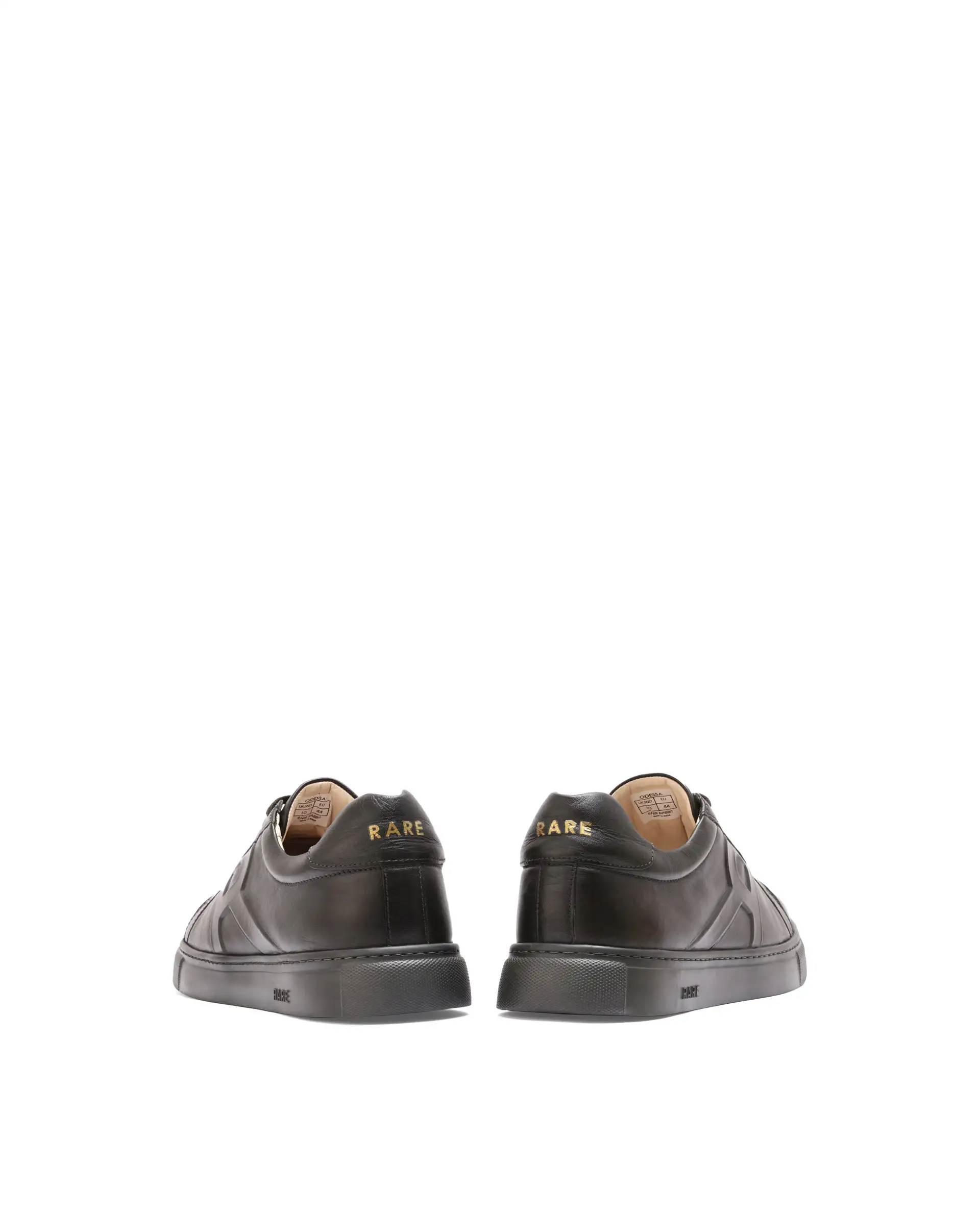 Rare Rabbit Men's Odessa Green Genuine Leather Round Toe Low-Top Lace-Up Monochromatic Sneaker - Image 6