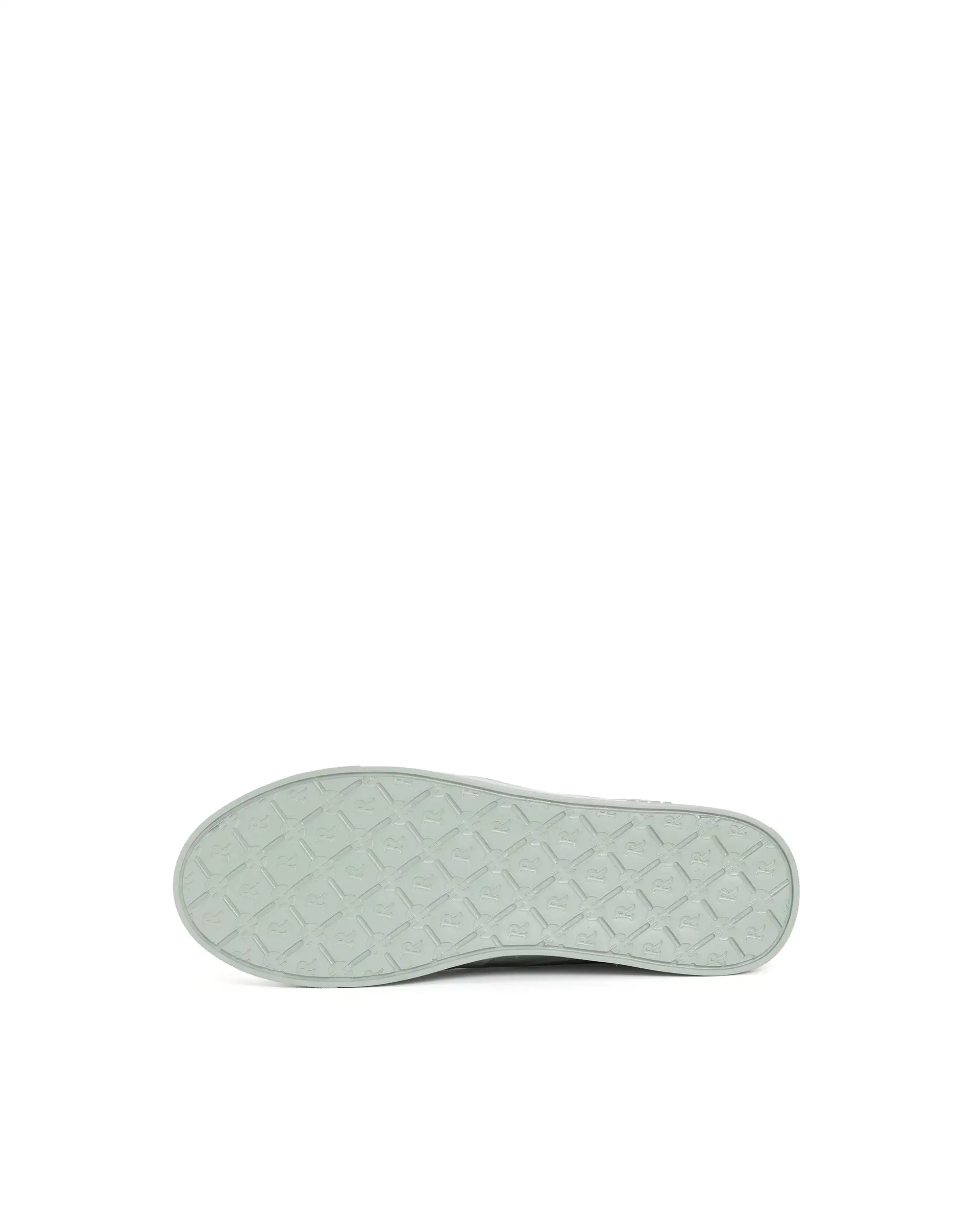 Rare Rabbit Men's Odessa Pastel Sage Genuine Leather Round Toe Low-Top Lace-Up Monochromatic Sneaker - Image 7