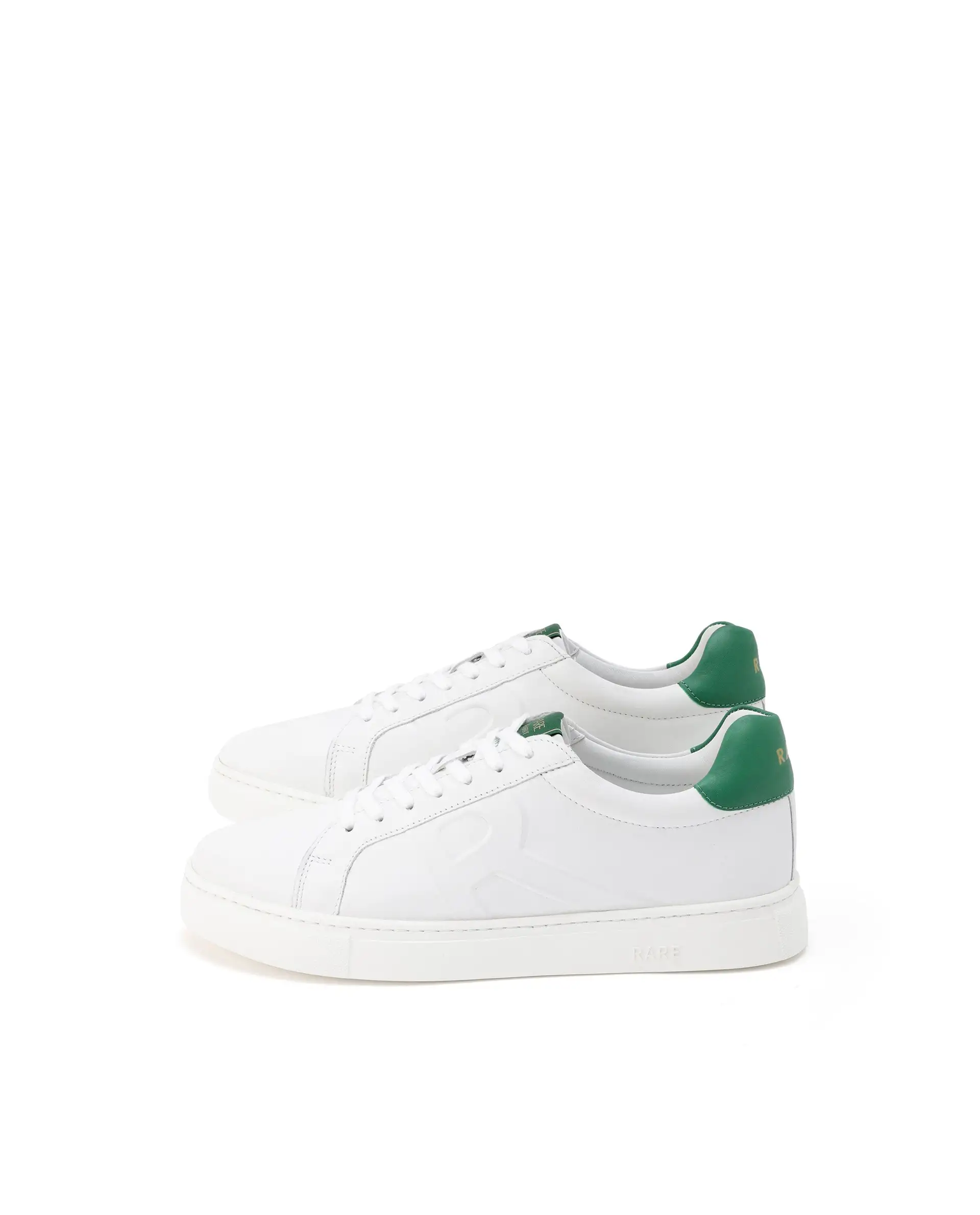 Rare Rabbit Men's Odessa Pro White Genuine Leather Low-Top Lace-Up Sneaker Shoes - Image 5