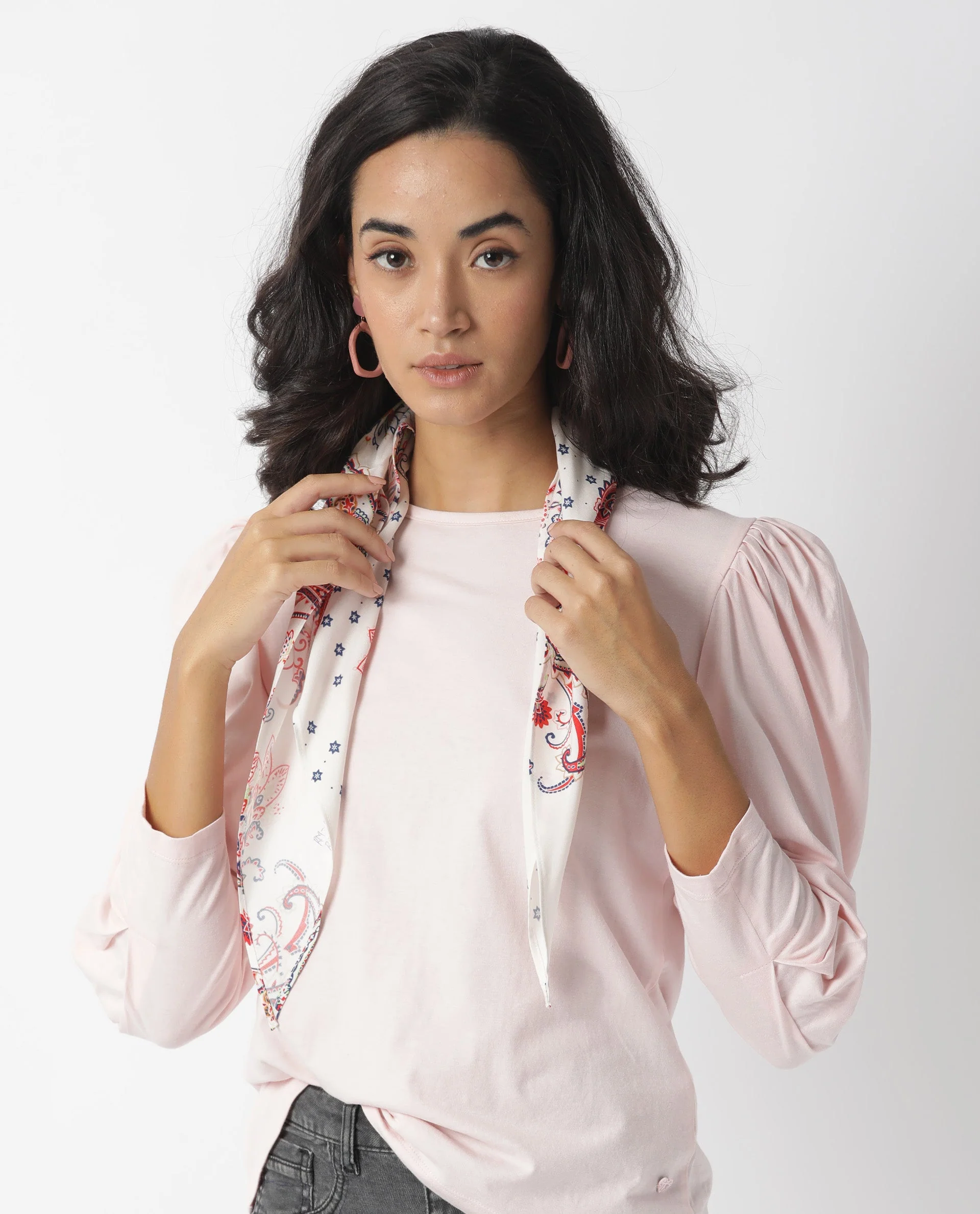 Rareism Women's Ballerina Pink Crew Neck Plain Knee Length Regular Fit Top - Image 3