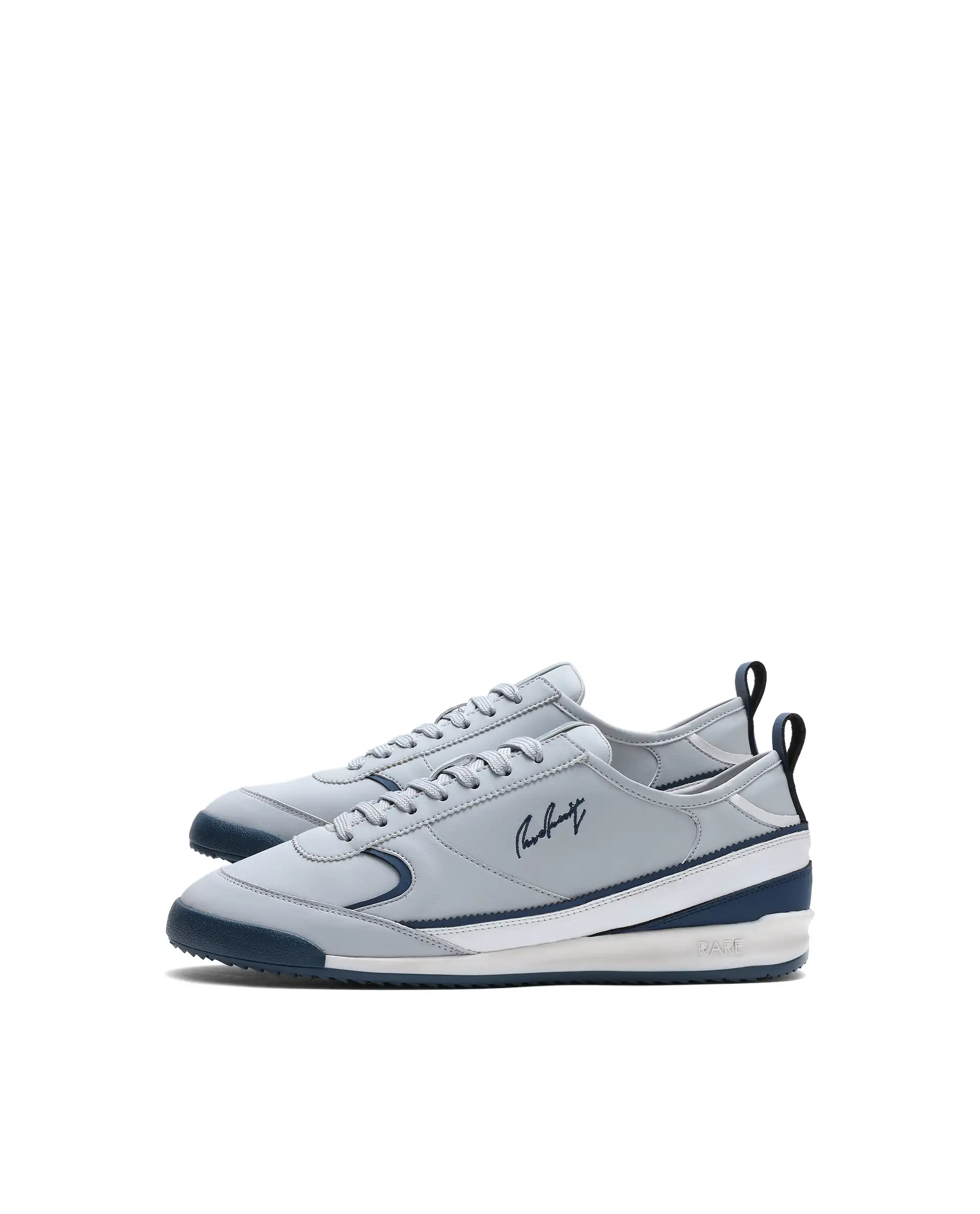 Rare Rabbit Men's Omex Light Grey Micro Fiber Sneaker - Image 4