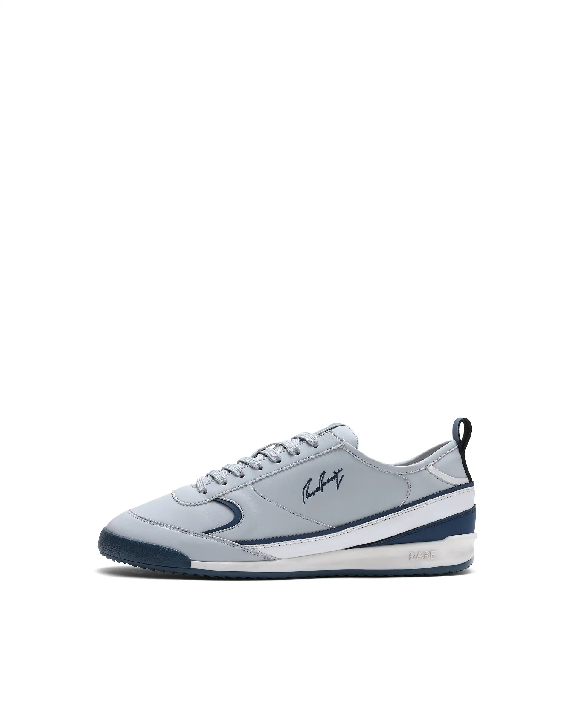 Rare Rabbit Men's Omex Light Grey Micro Fiber Sneaker - Image 8