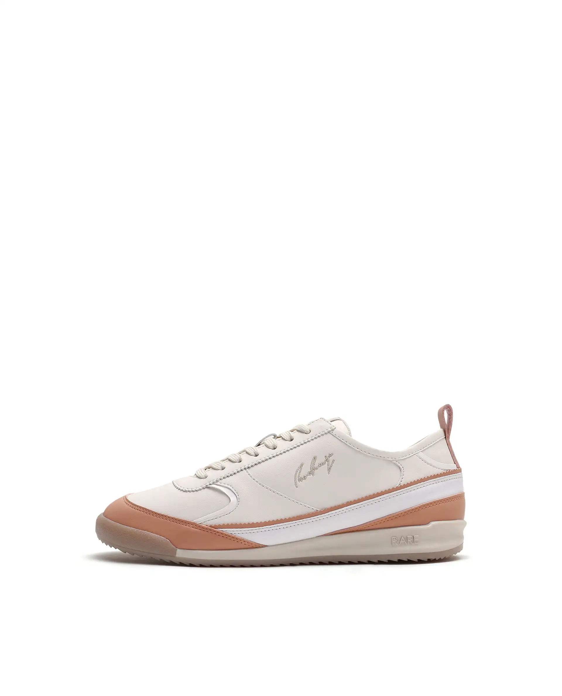 Rare Rabbit Men's Omex Orange Micro Fiber Sneaker - Image 8