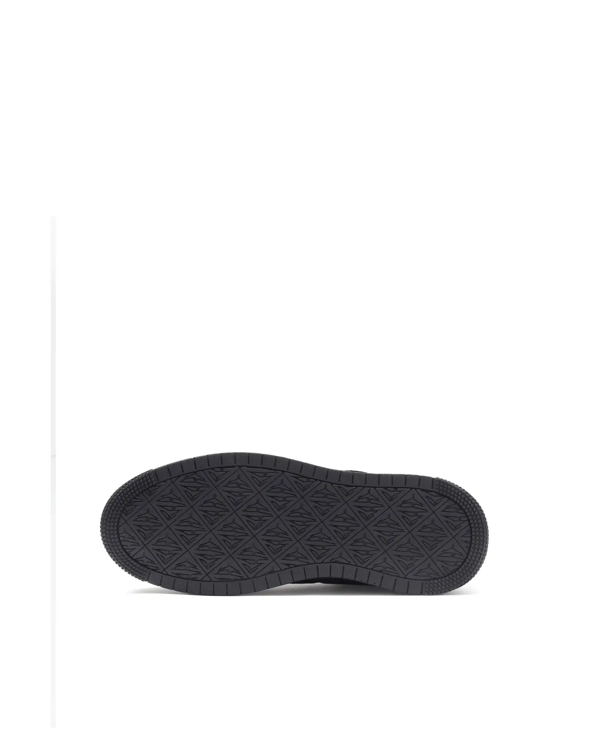 Rare Rabbit Men's Orbiton Black Milled Leather Perforated Details Low-Top Lace-Up Monotone Sneaker Shoes - Image 4