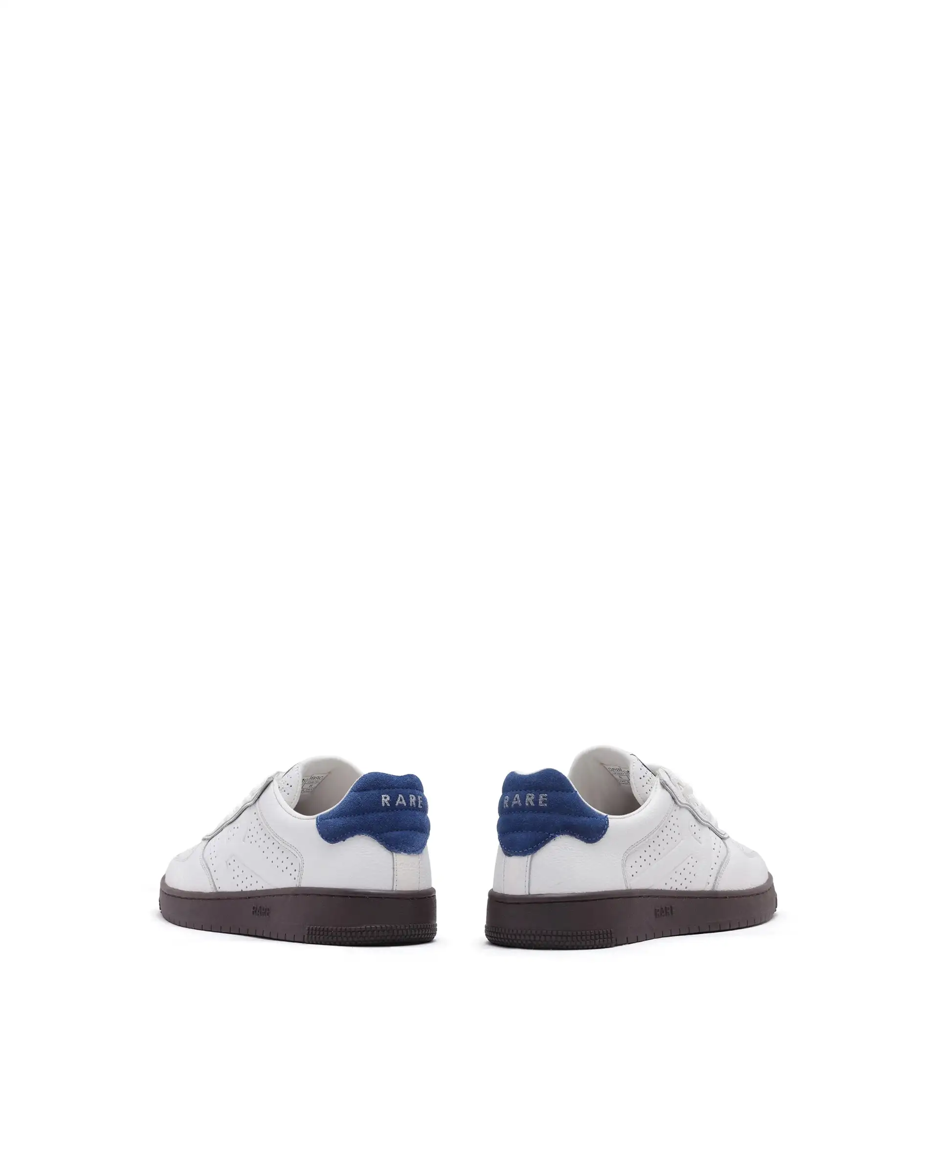 Rare Rabbit Men's Orbiton Off White Milled Leather Perforated Details Low-Top Lace-Up Monotone Sneaker Shoes - Image 4