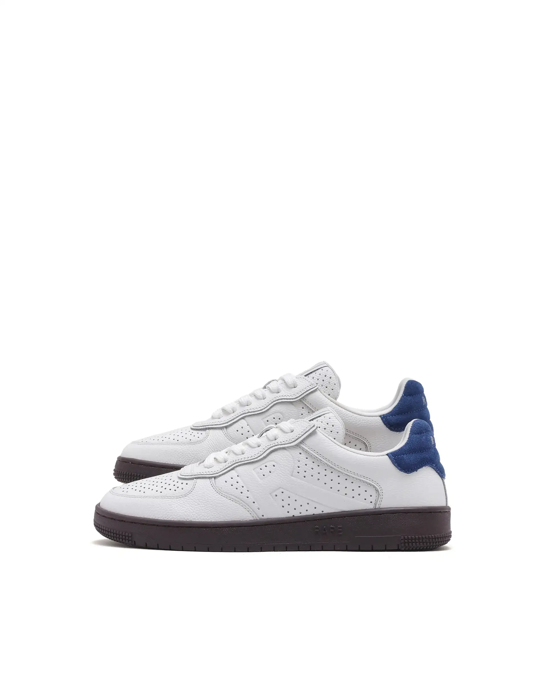 Rare Rabbit Men's Orbiton Off White Milled Leather Perforated Details Low-Top Lace-Up Monotone Sneaker Shoes - Image 6