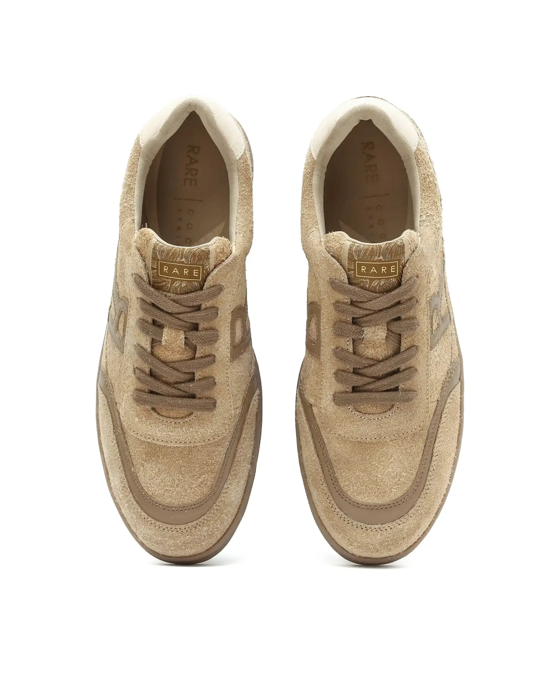 Rare Rabbit Men Orla Beige Lace-Up Closure Suede Sneaker - Image 4