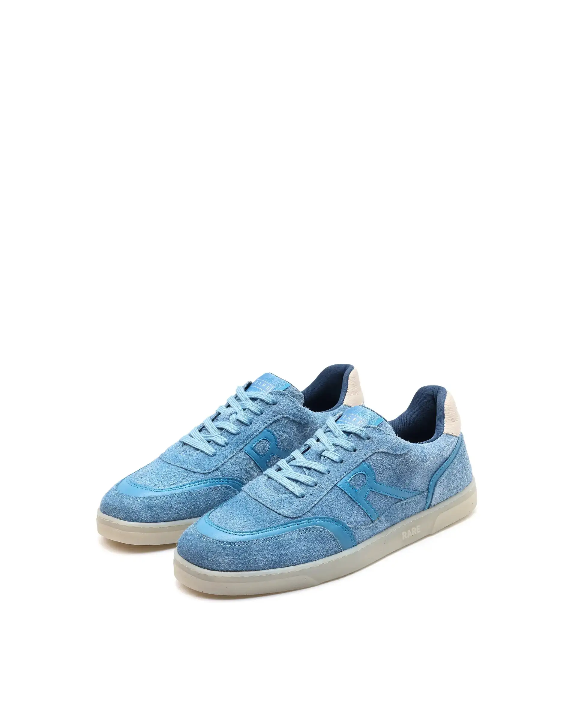 Rare Rabbit Men Orla Blue Lace-Up Closure Suede Sneaker - Image 3