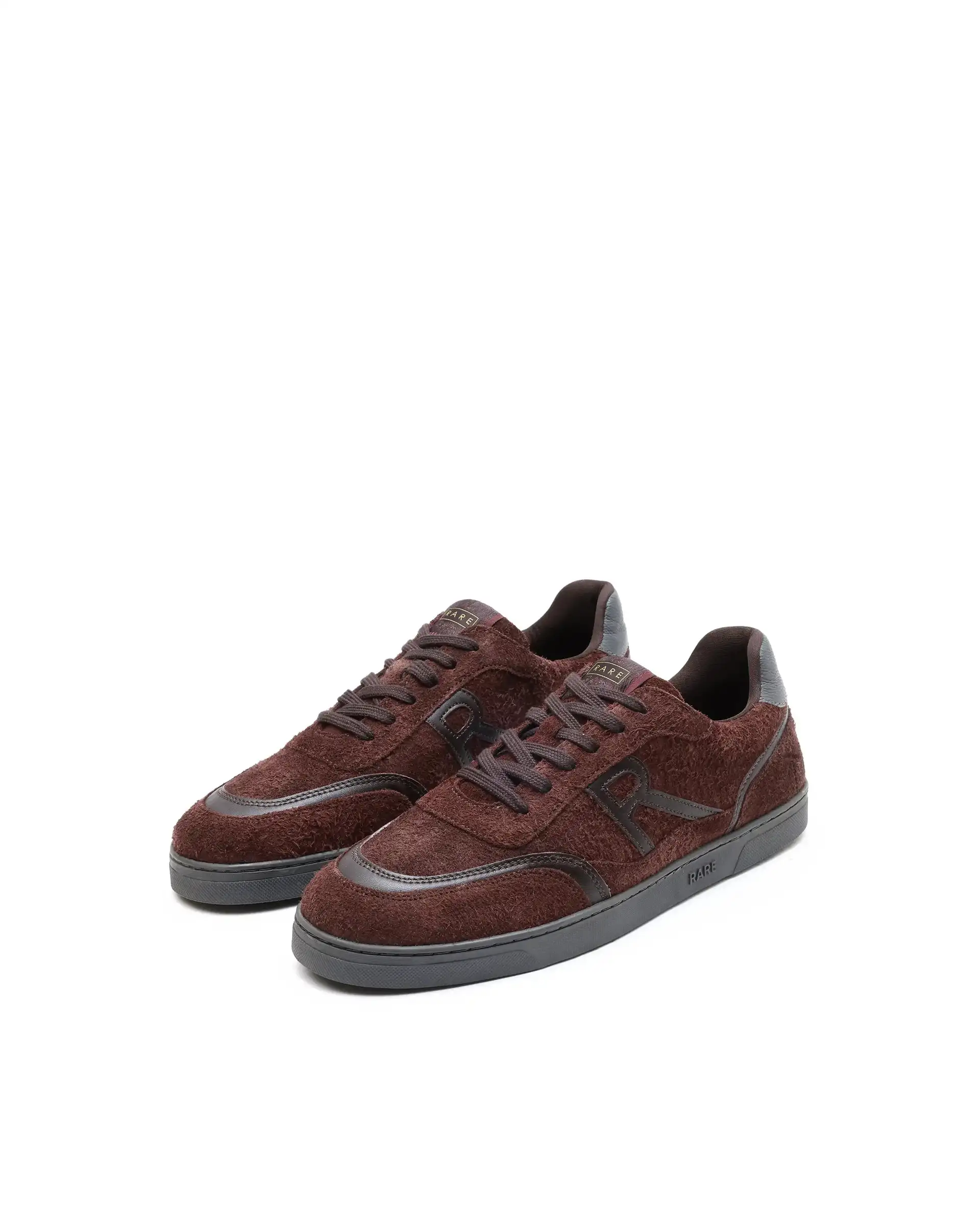 Rare Rabbit Men Orla Burgundy Lace-Up Closure Suede Sneaker - Image 3