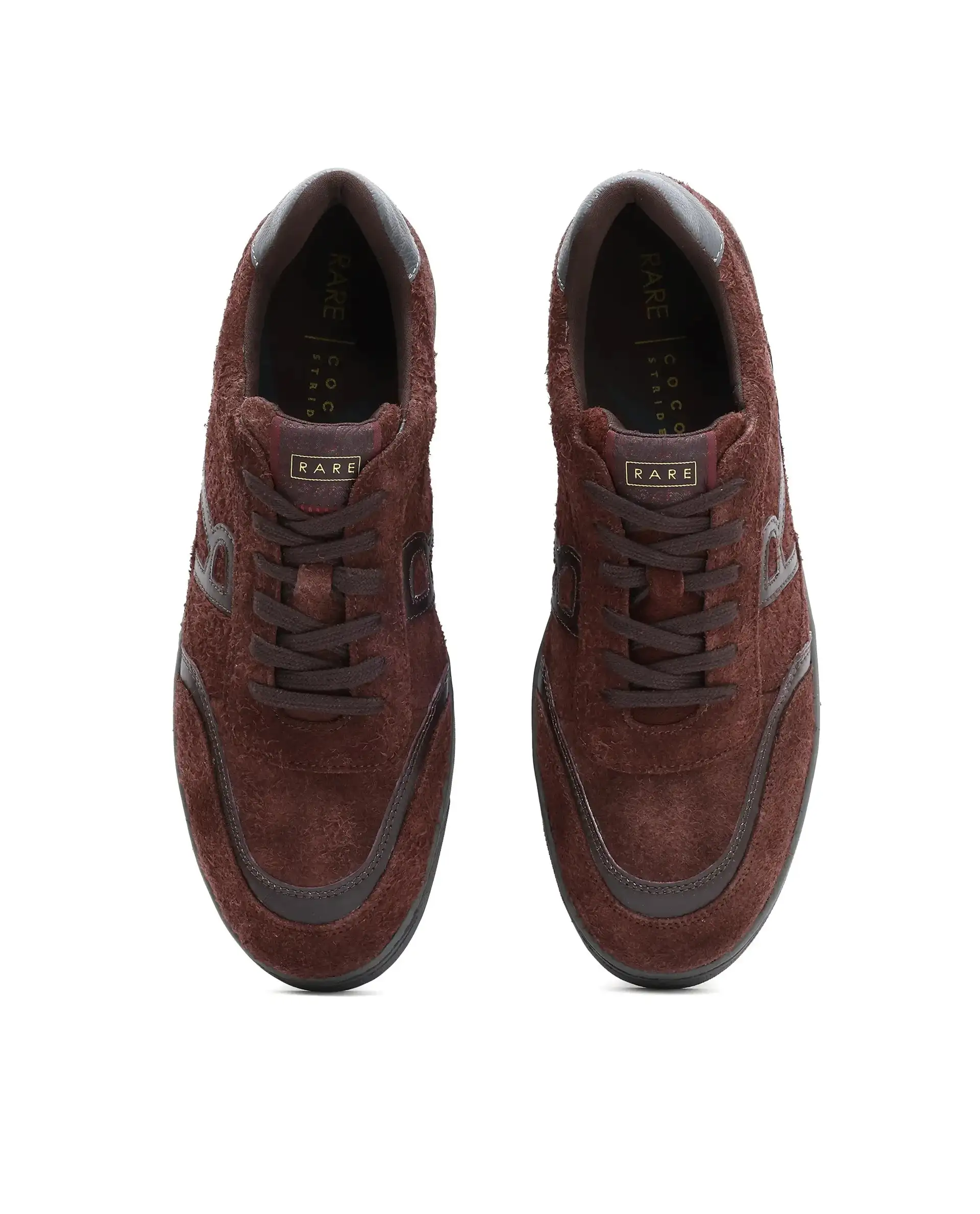 Rare Rabbit Men Orla Burgundy Lace-Up Closure Suede Sneaker - Image 4