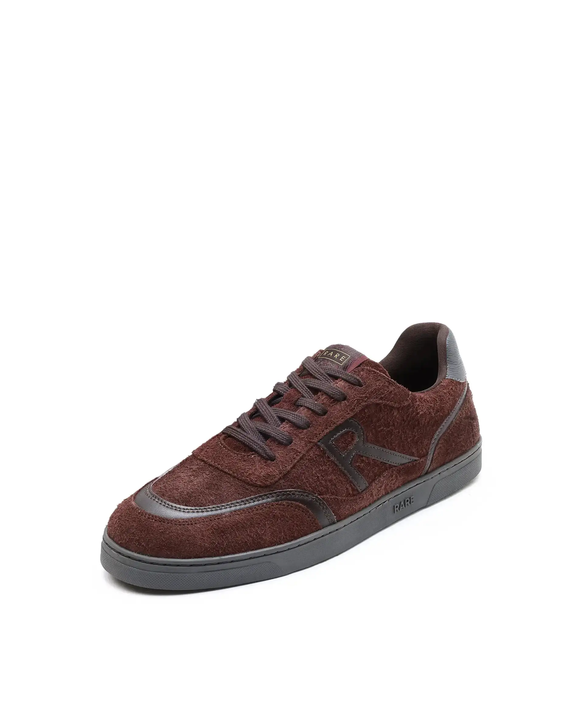 Rare Rabbit Men Orla Burgundy Lace-Up Closure Suede Sneaker - Image 5