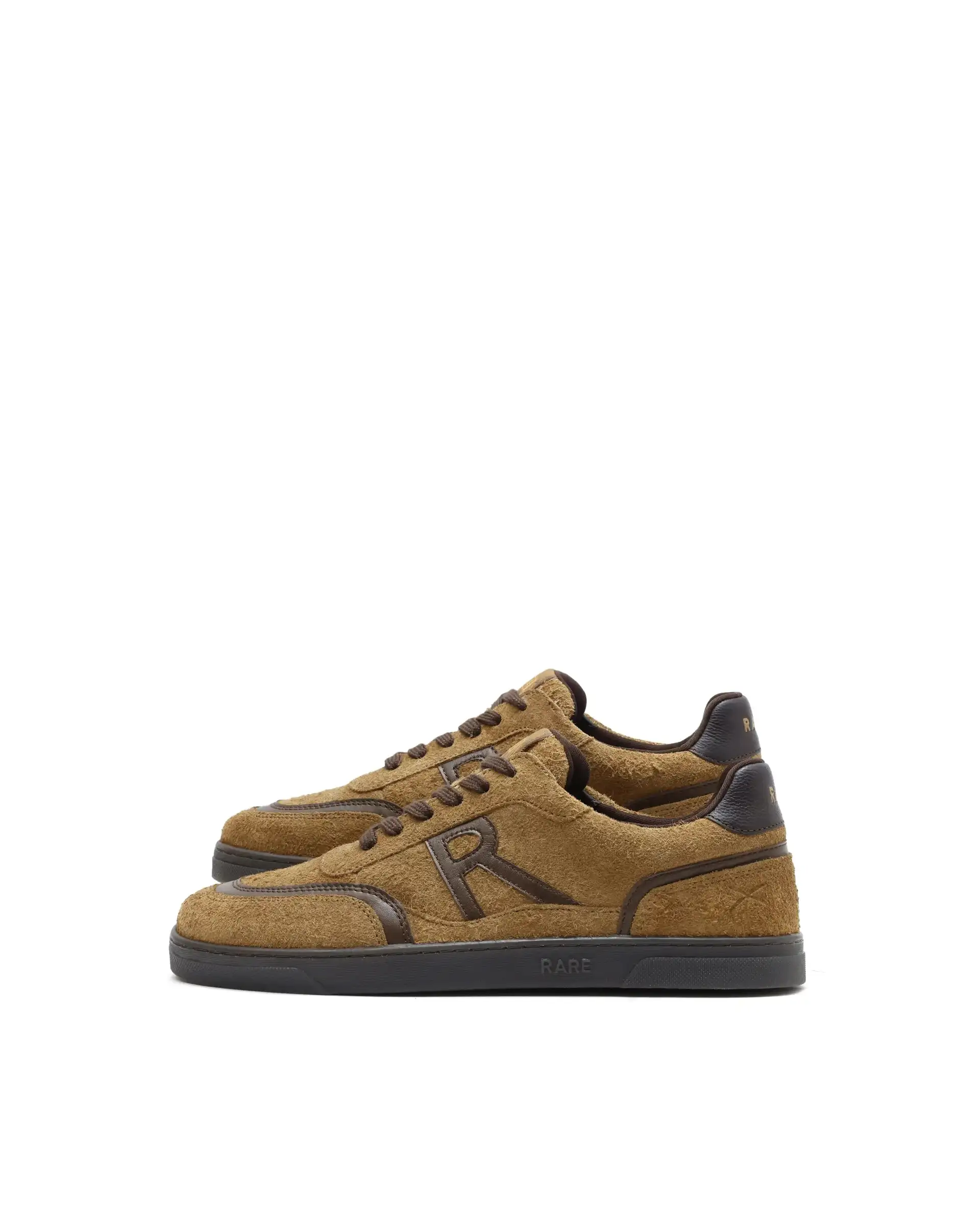 Rare Rabbit Men Orla Camel Lace-Up Closure Suede Sneaker - Image 5