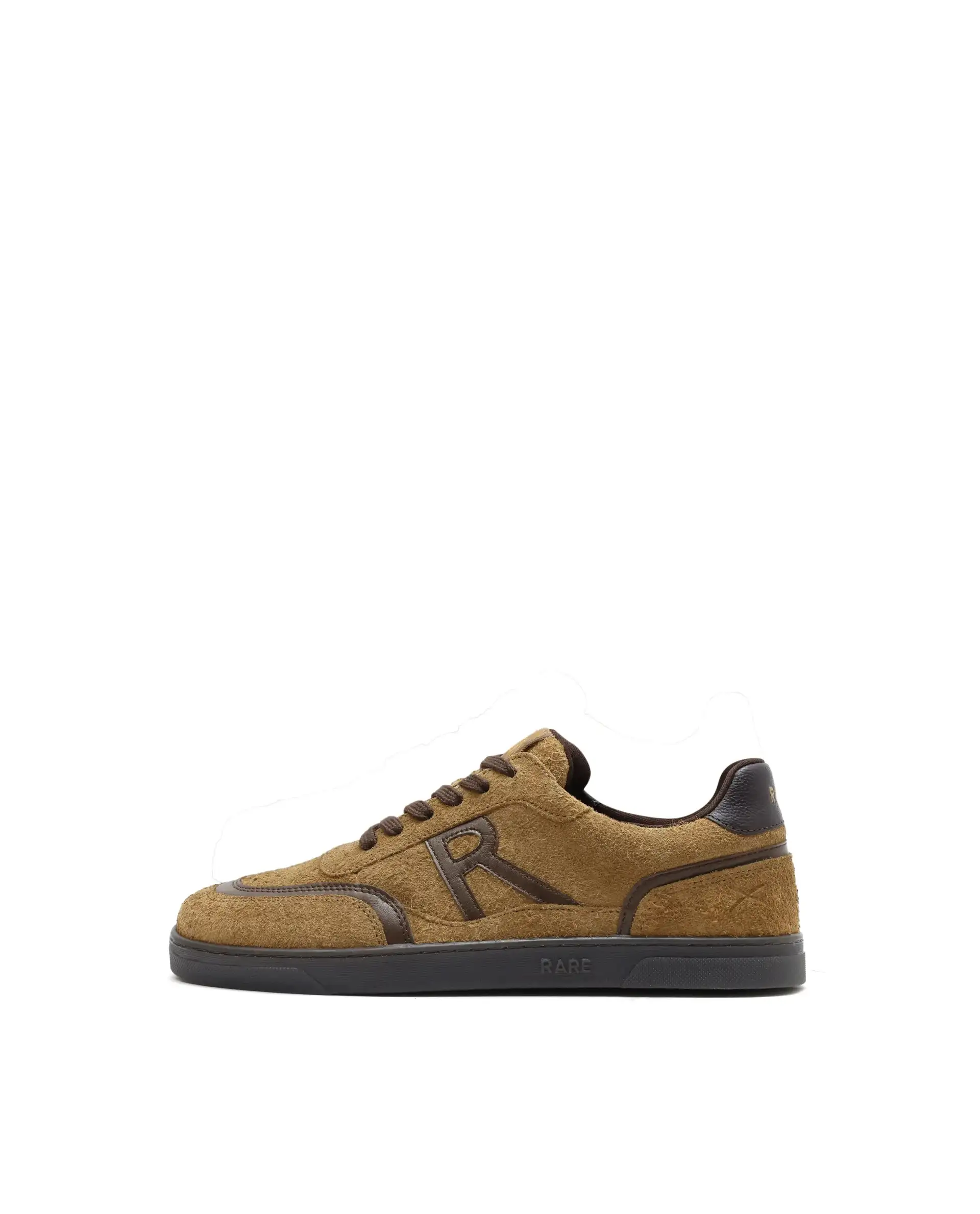 Rare Rabbit Men Orla Camel Lace-Up Closure Suede Sneaker - Image 9