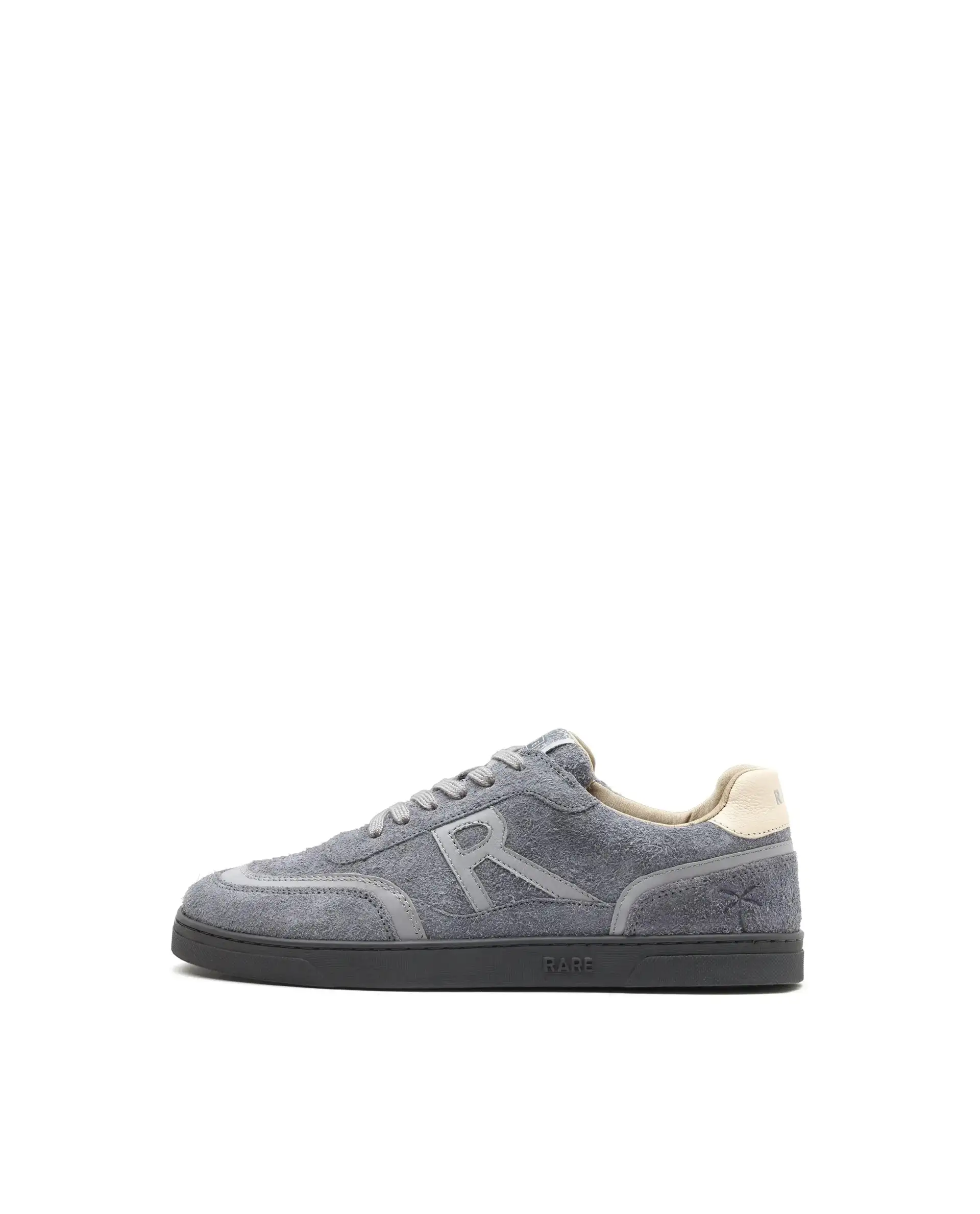 Rare Rabbit Men Orla Grey Lace-Up Closure Suede Sneaker