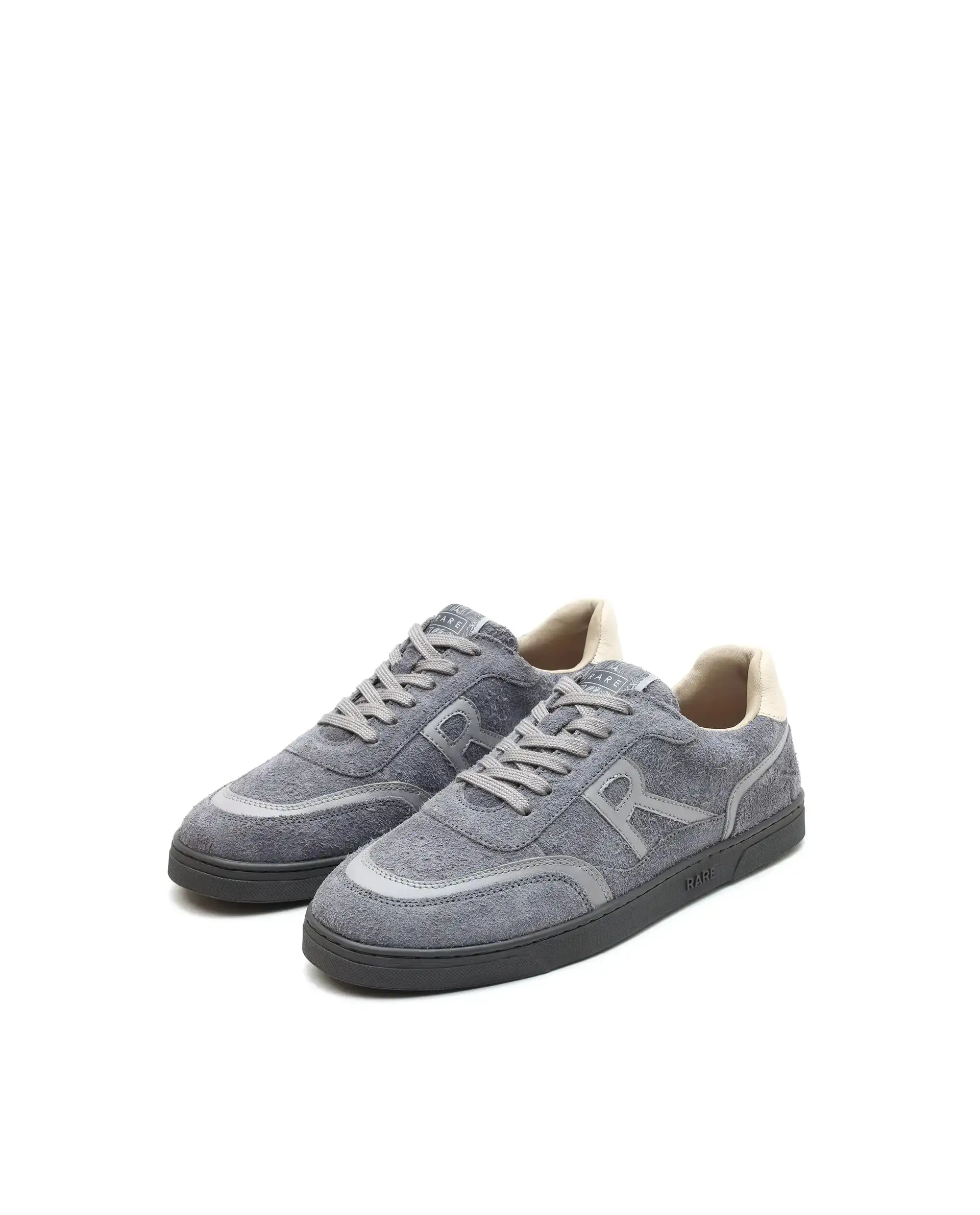 Rare Rabbit Men Orla Grey Lace-Up Closure Suede Sneaker - Image 3