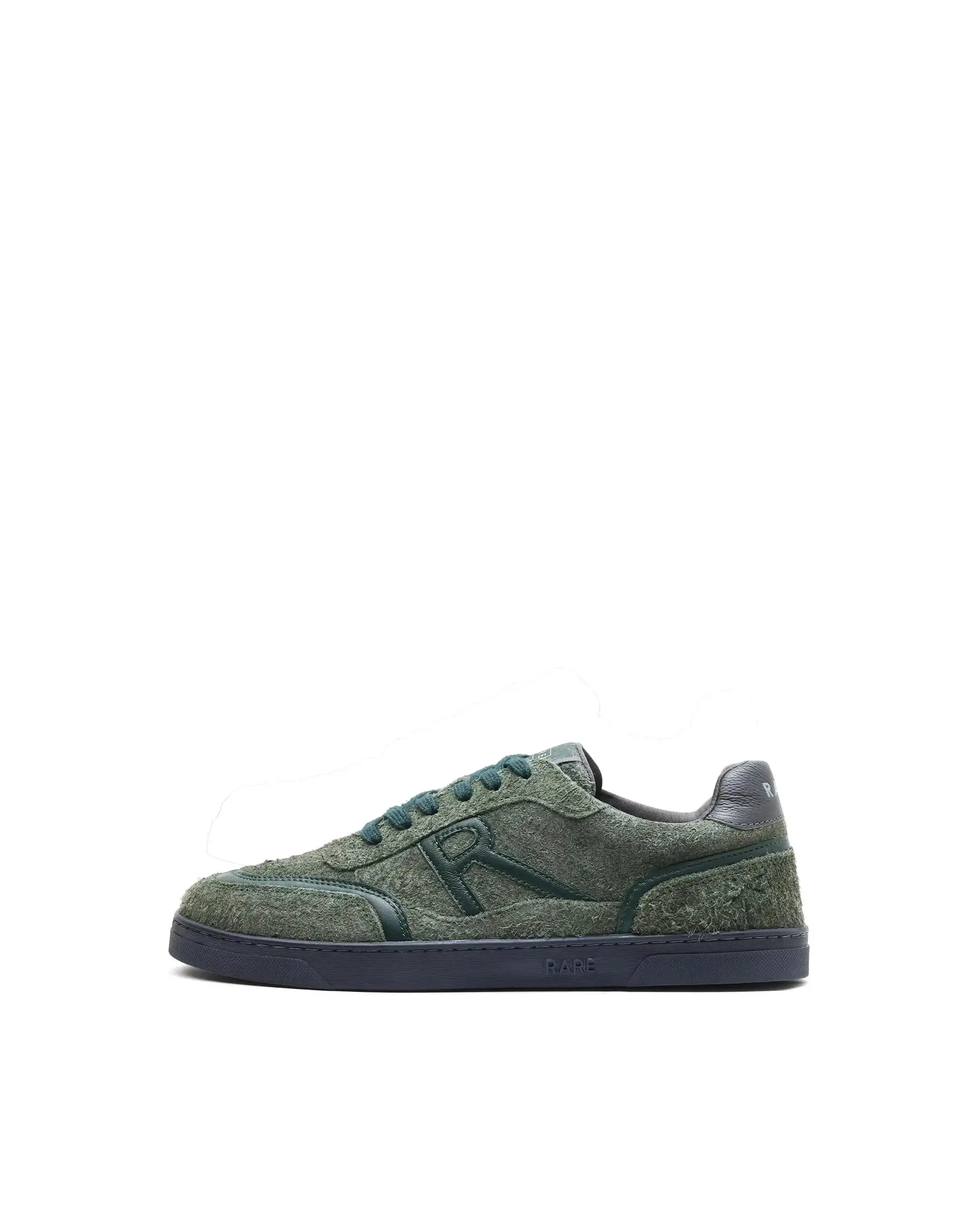 Rare Rabbit Men Orla Olive Lace-Up Closure Suede Sneaker - Image 9