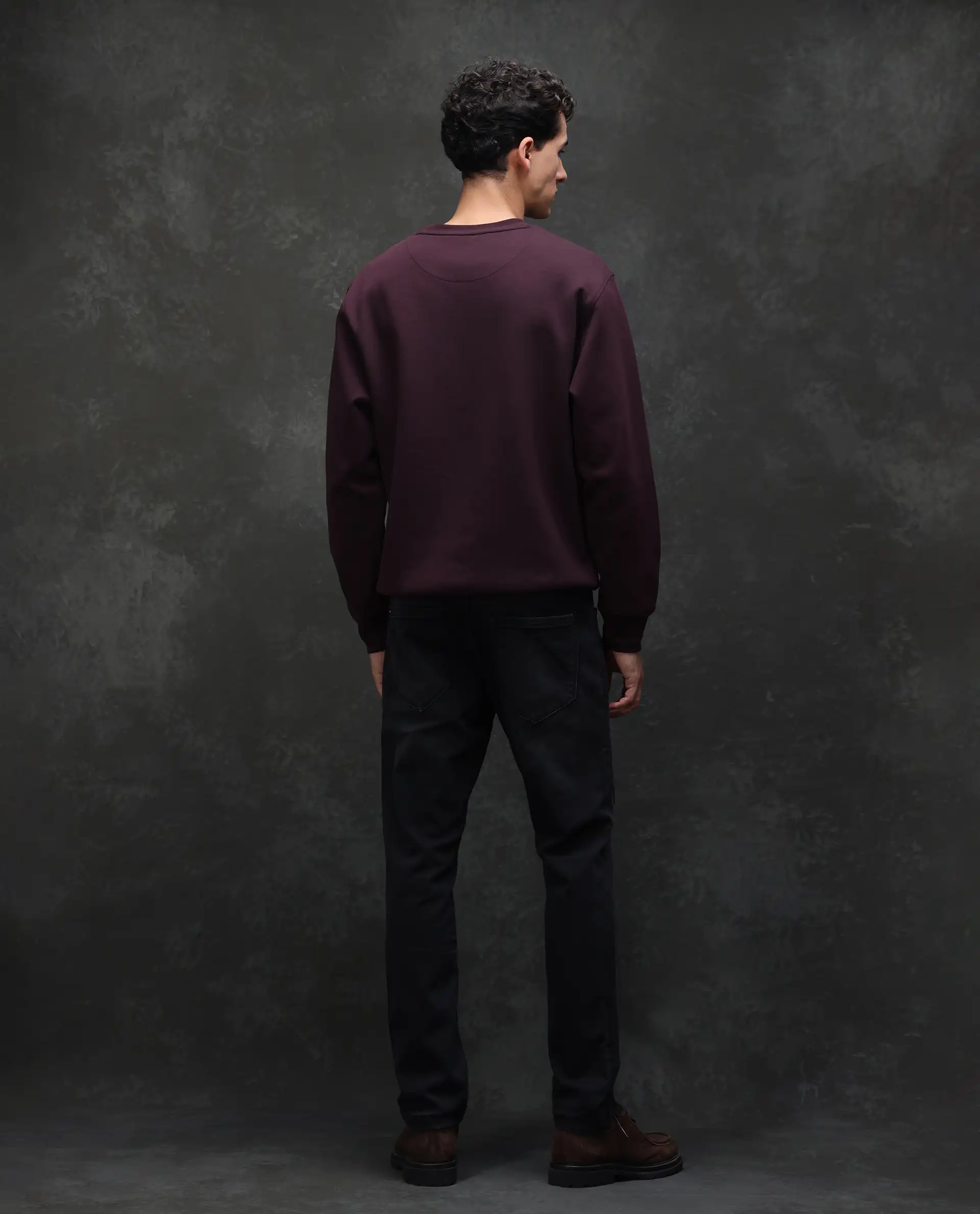 Rare Rabbit Men's Orleans Black Cotton Plain Hawk Slim Fit Jeans - Image 9