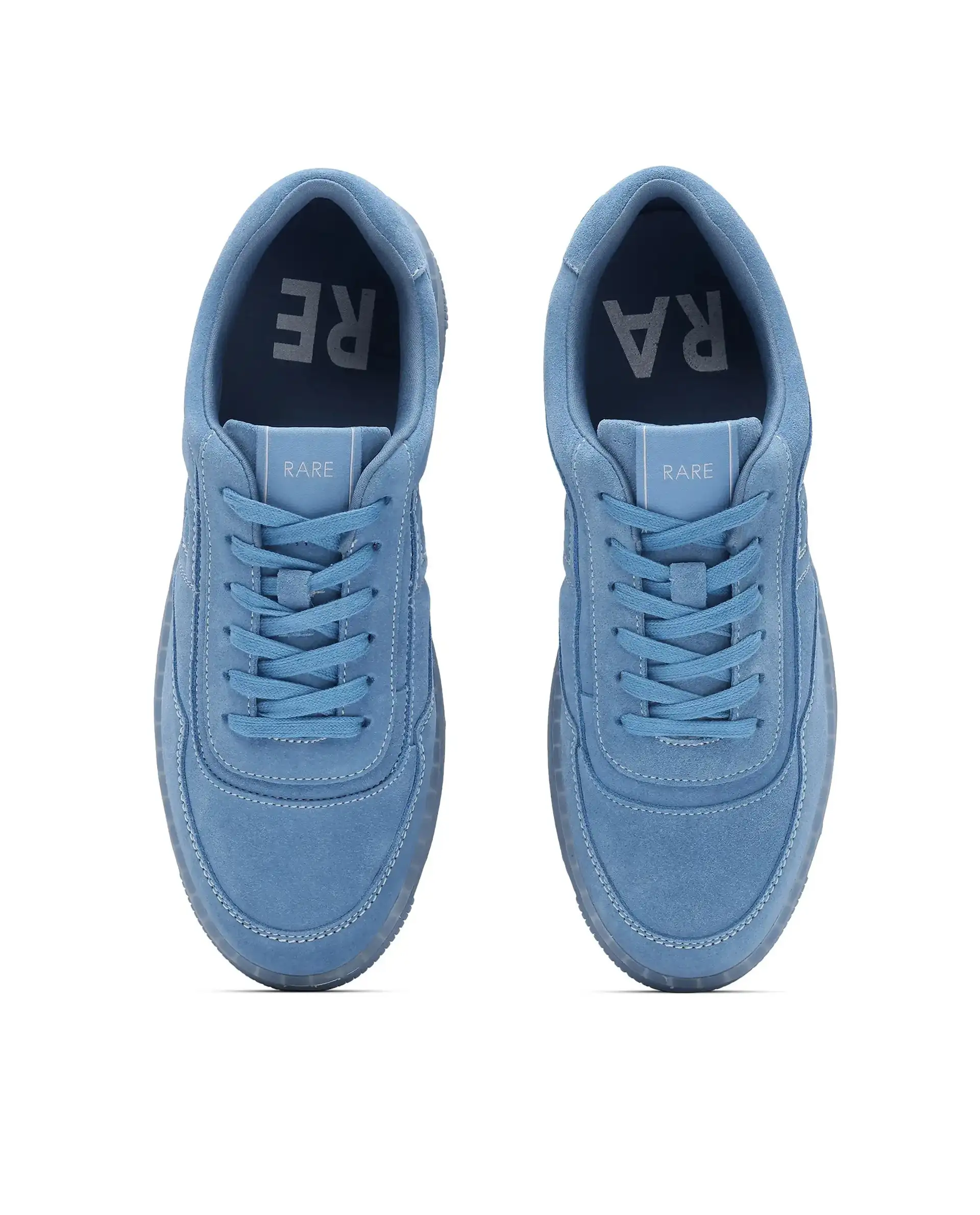 Rare Rabbit Men Oslo Blue Lace-Up Closure Sneaker - Image 4