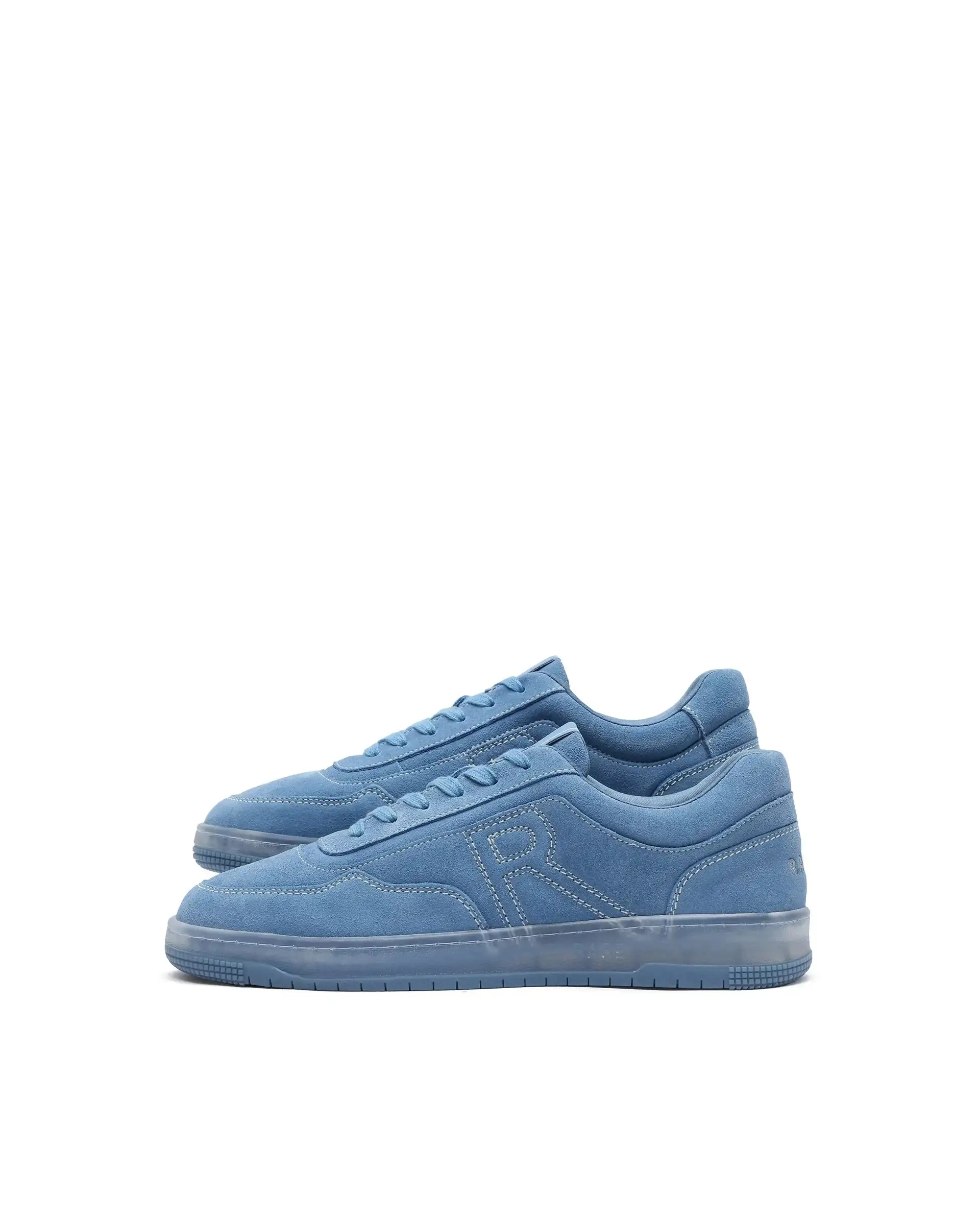 Rare Rabbit Men Oslo Blue Lace-Up Closure Sneaker - Image 6