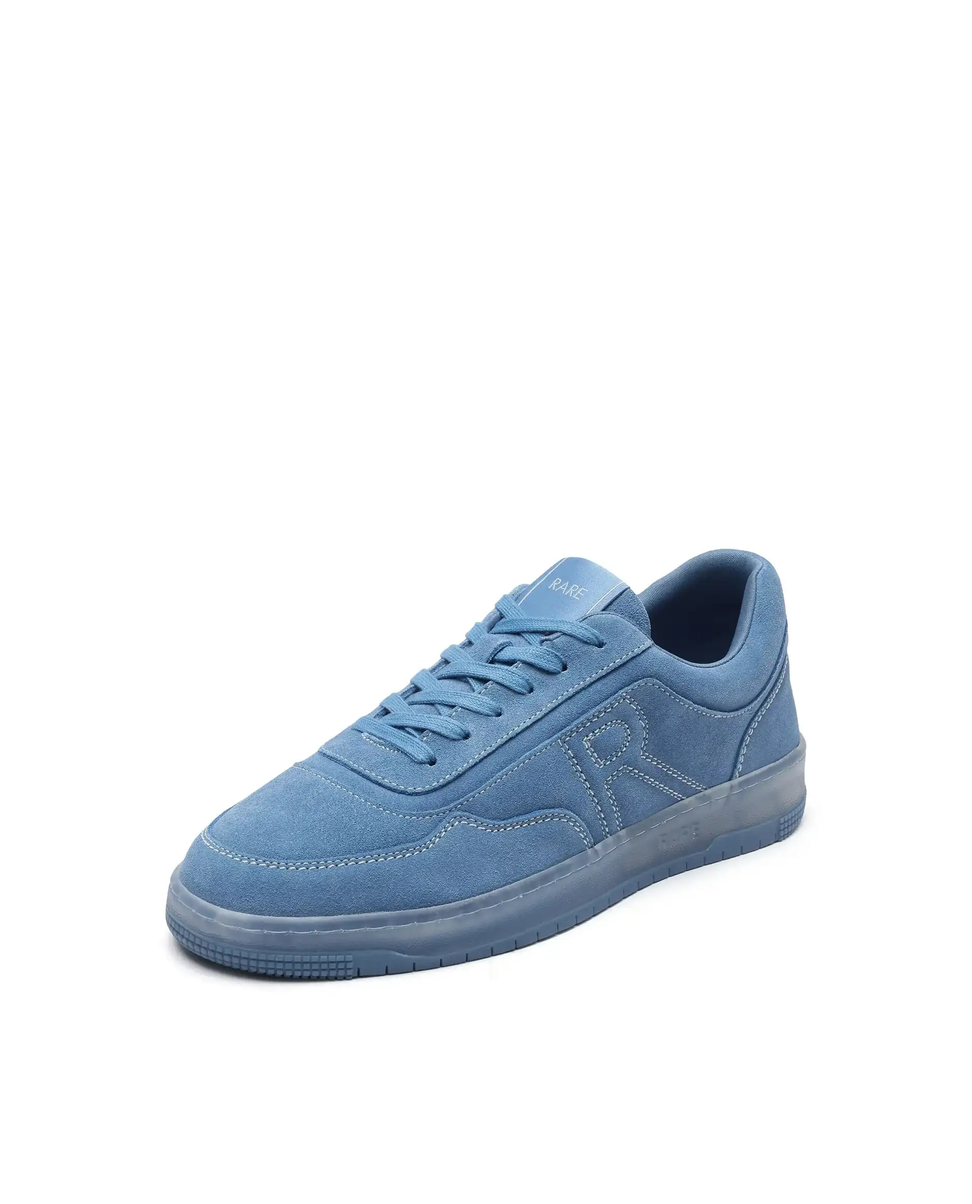Rare Rabbit Men Oslo Blue Lace-Up Closure Sneaker - Image 8