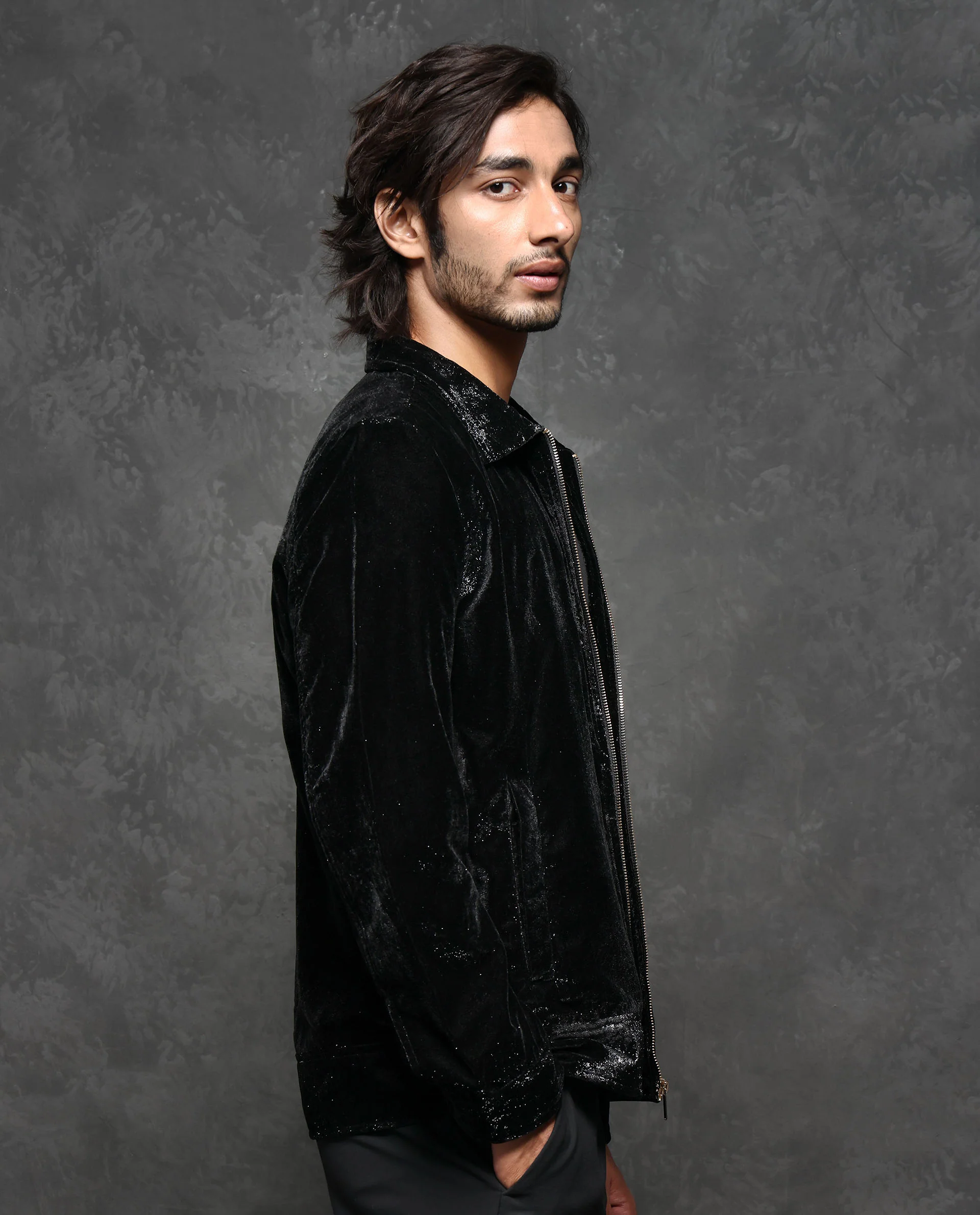 Rare Rabbit Men's Otaki Black Plain Regular Fit Full Sleeve Collared Jacket - Image 5