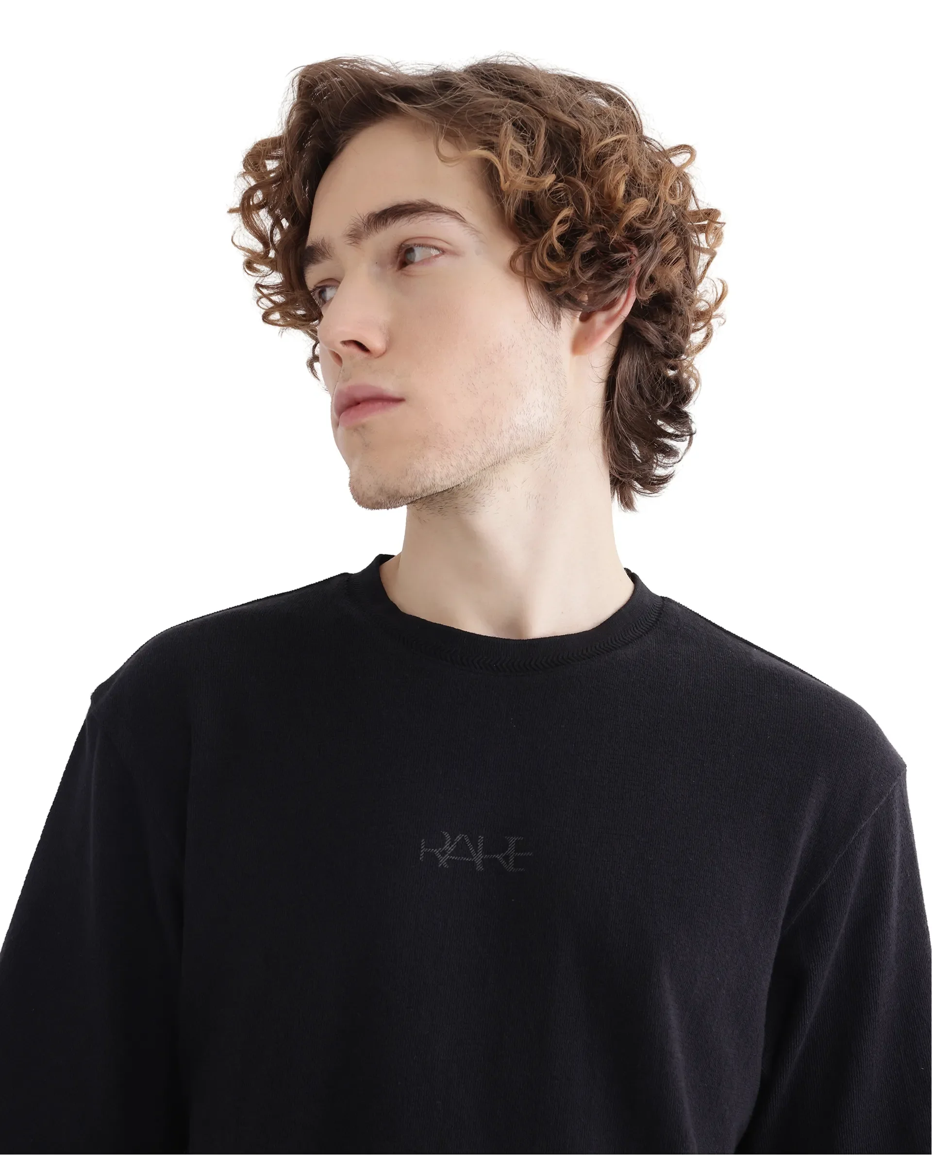 Rare Rabbit Men's Oxi Black Cotton Plain Boxy Fit Half Sleeve Crew Neck T-Shirt - Image 8