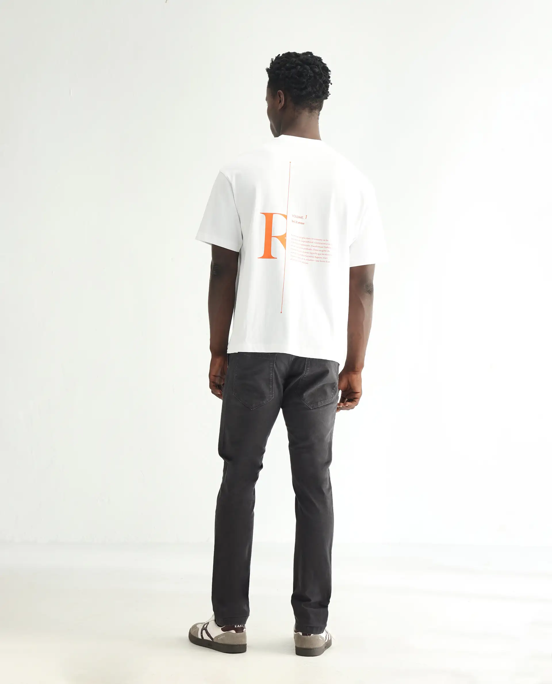 Rare Rabbit Men's Oxin Grey Cotton Plain Hawk Slim Fit Jeans - Image 8
