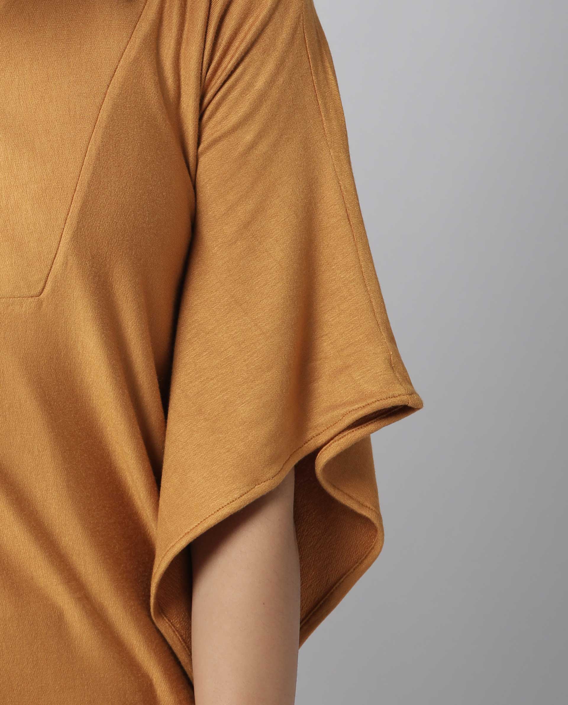 Rareism Women Pal Rust Top Full Sleeves Solid - Image 6