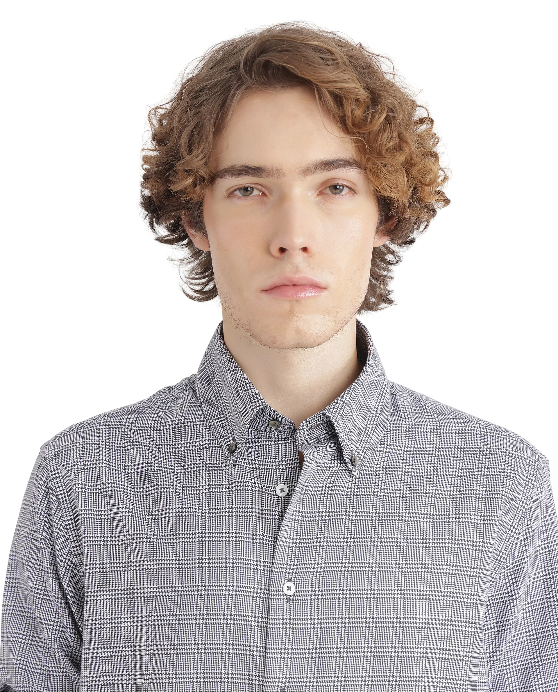 Rare Rabbit Men's Pankal Black Checked Print Oversized Fit Full Sleeve Collared Shirt - Image 5
