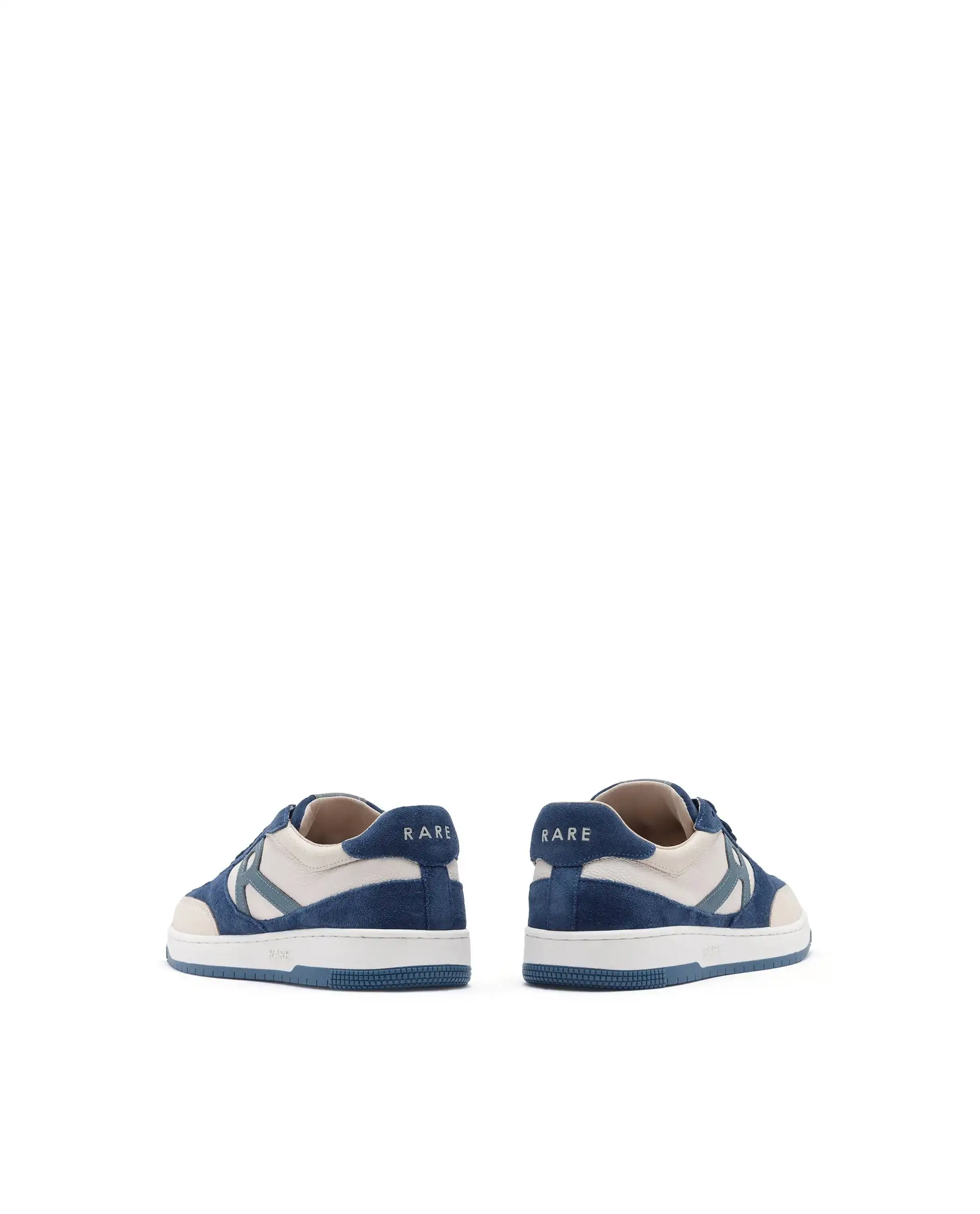 Rare Rabbit Men's Parallax Teal / Beige Plain Shoes - Image 6