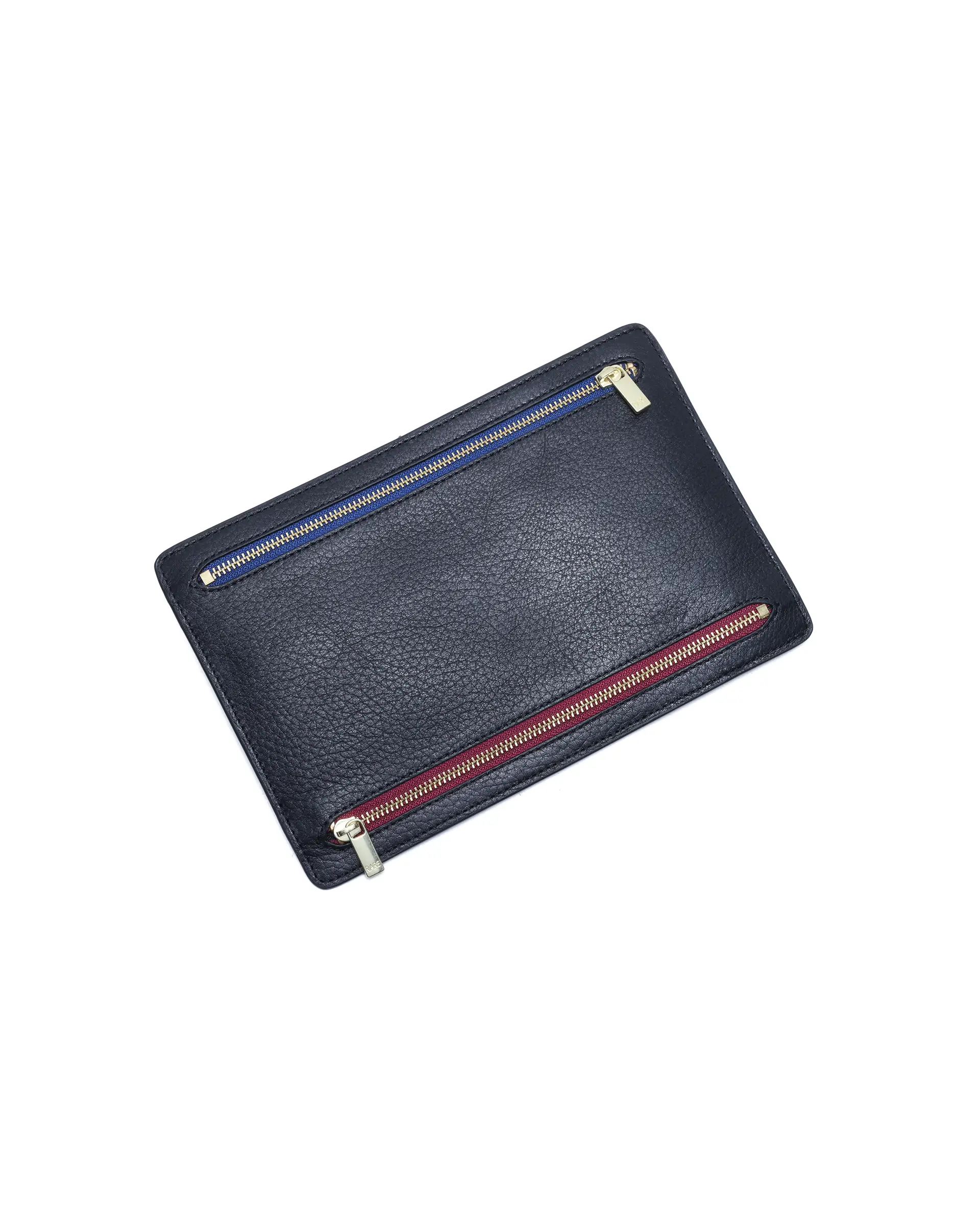 Rare Rabbit Men's Paspow Black Leather Passport Holder - Image 5