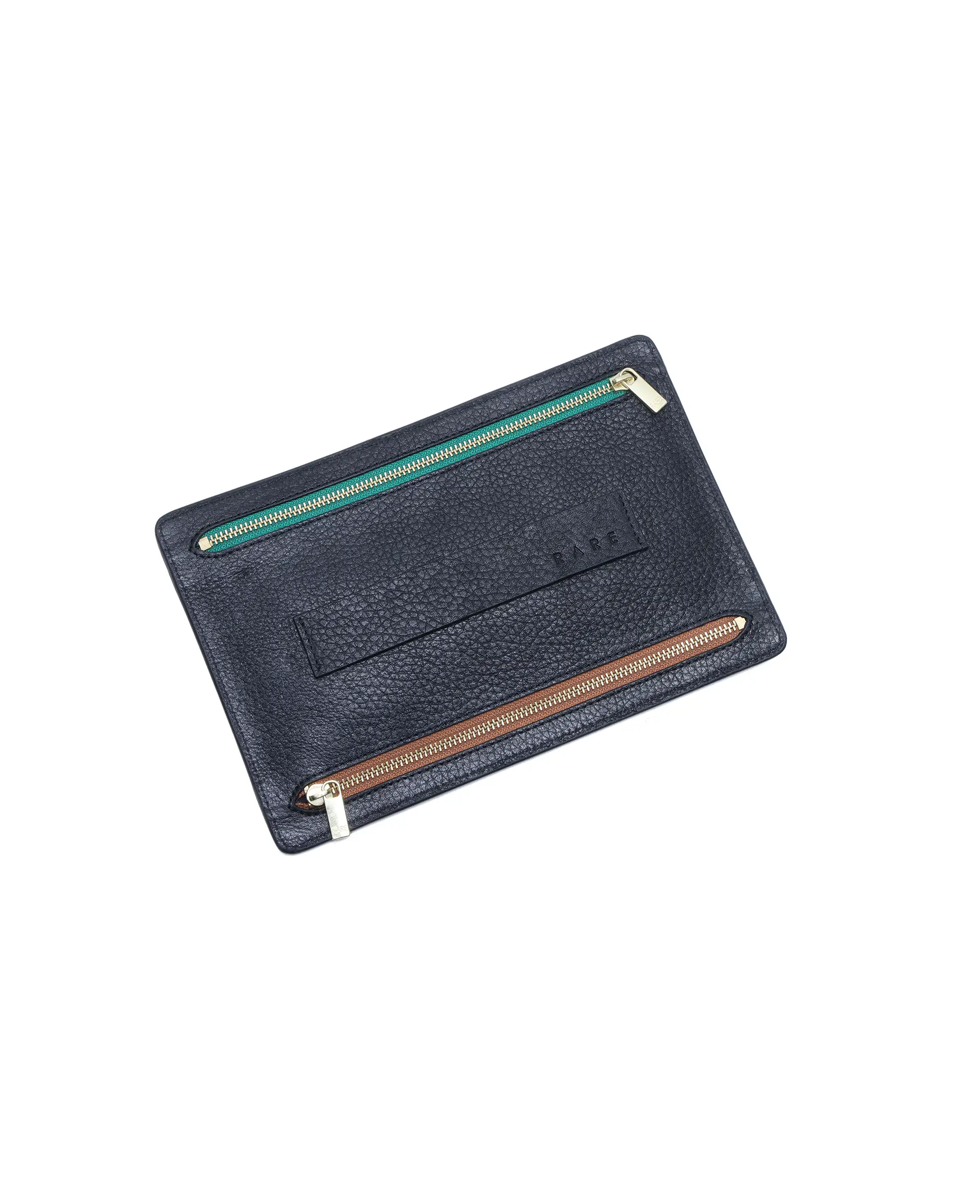Rare Rabbit Men's Paspow Black Leather Passport Holder - Image 6