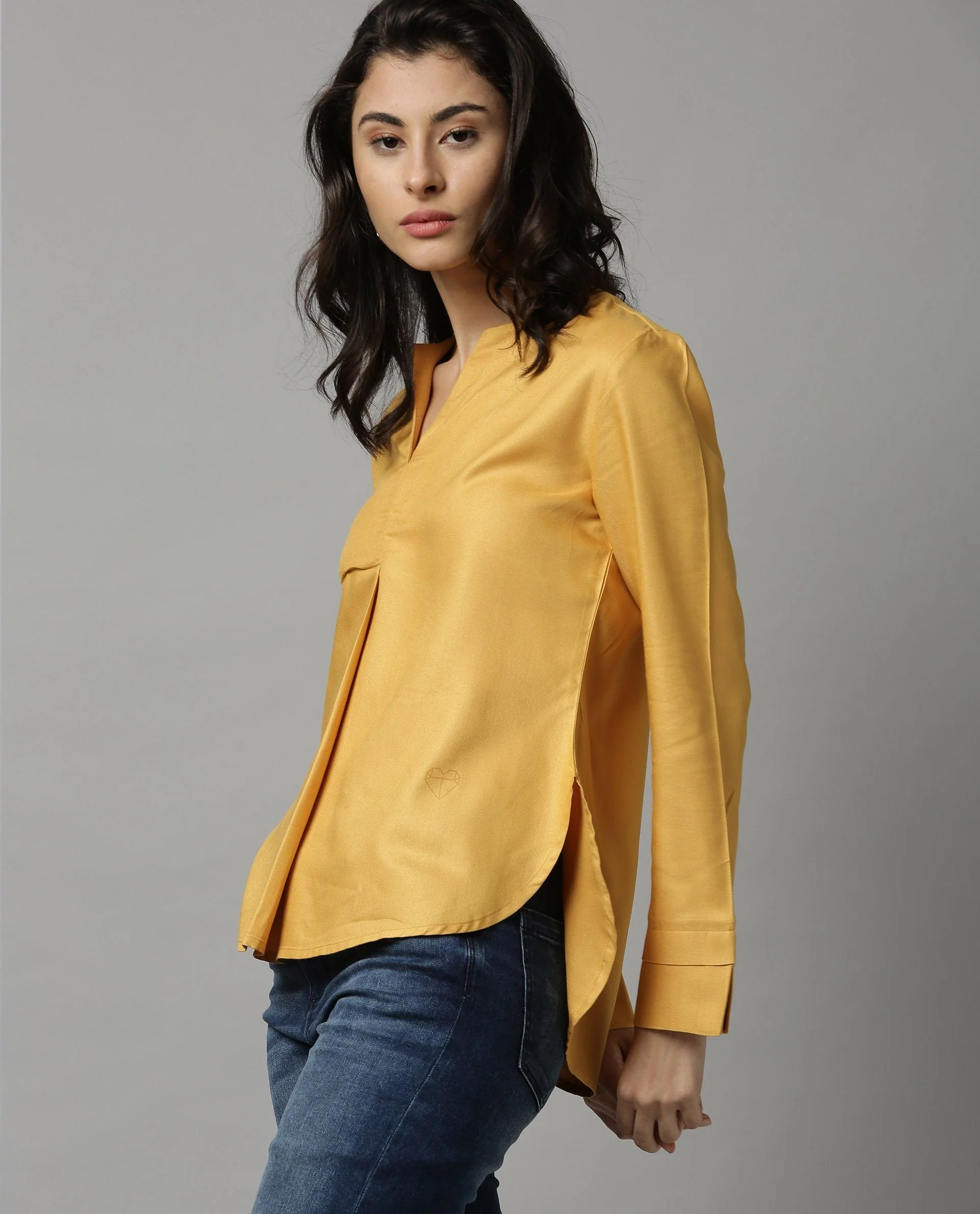 Rareism Women's Paul-Rz Yellow Top - Image 3