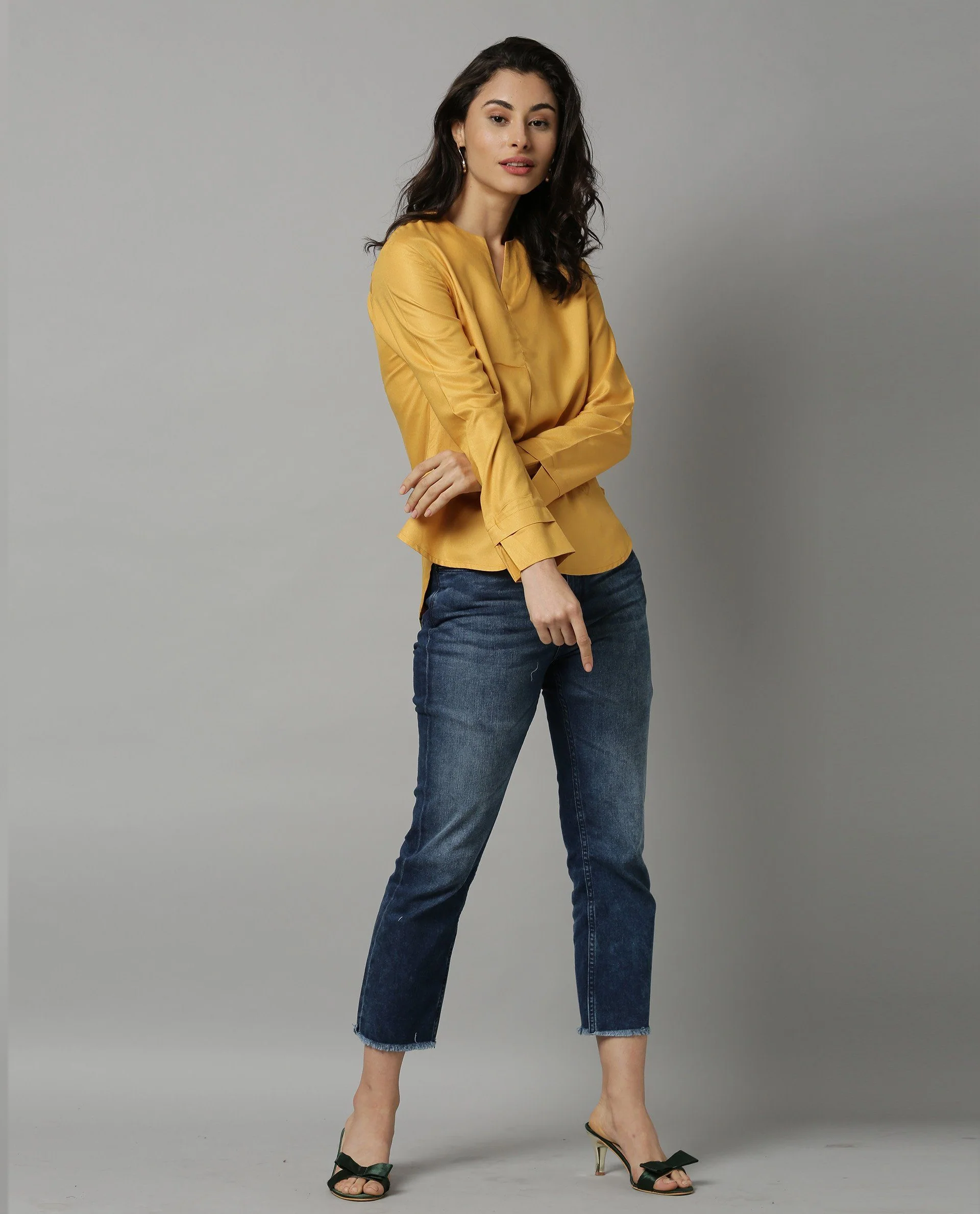 Rareism Women's Paul-Rz Yellow Top - Image 4