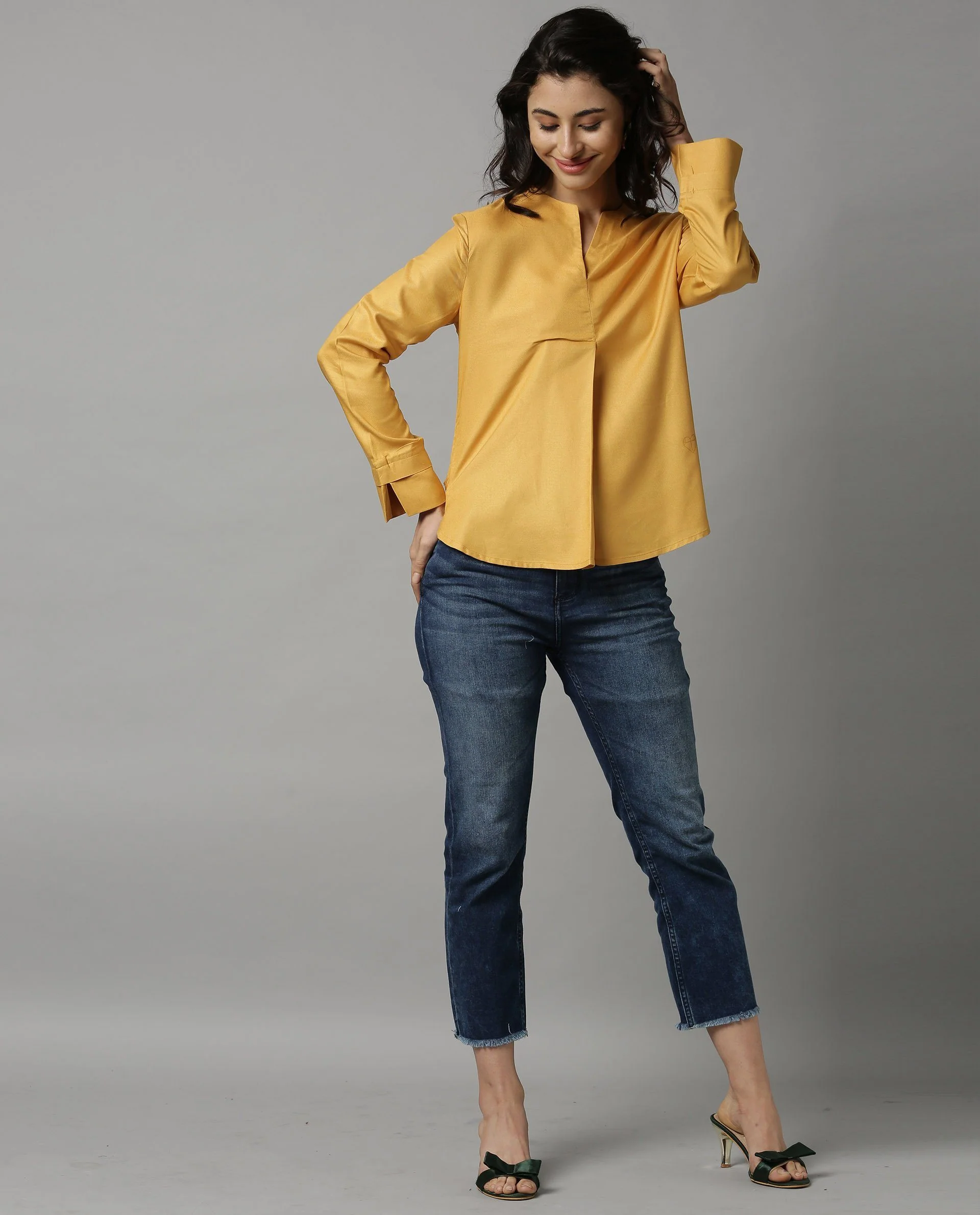 Rareism Women's Paul-Rz Yellow Top - Image 5
