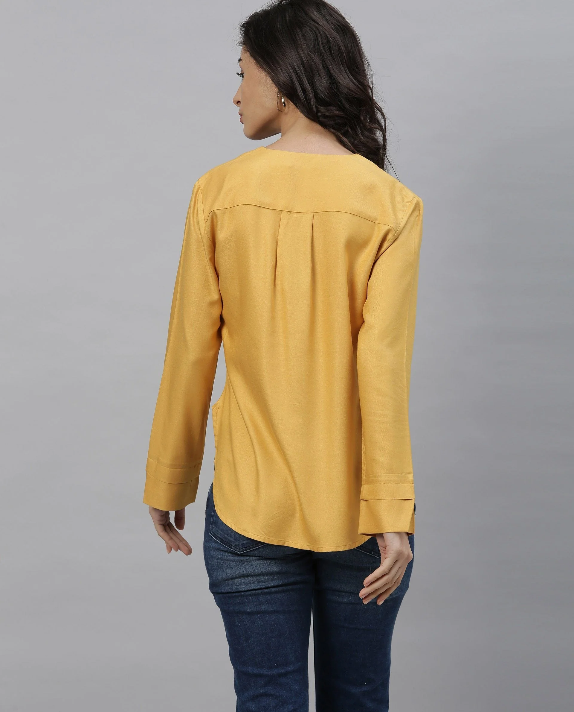Rareism Women's Paul-Rz Yellow Top - Image 7