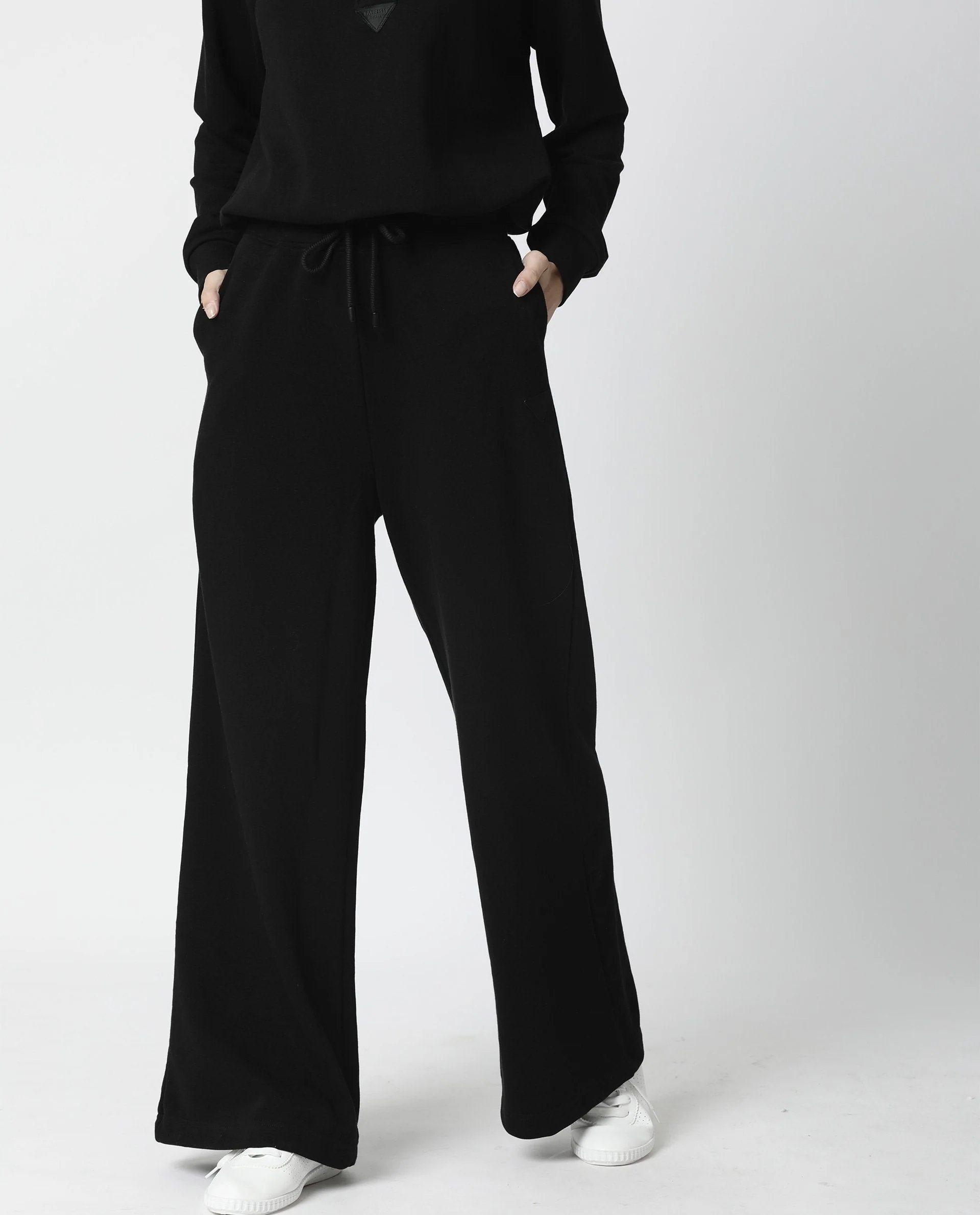 Rareism Women's Plain Trackpant Polyester Blend Plain Ankle Length Relaxed Fit Track Pant - Image 11
