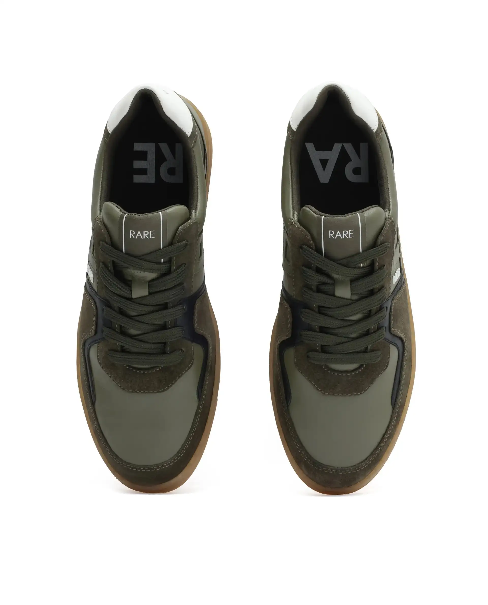 Rare Rabbit Men Pegasus Olive Lace-Up Shoes - Image 5