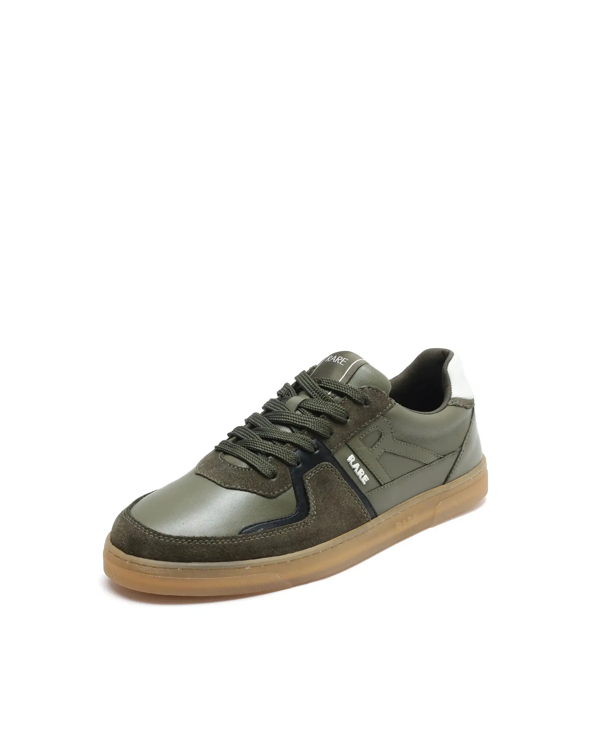 Rare Rabbit Men Pegasus Olive Lace-Up Shoes - Image 7