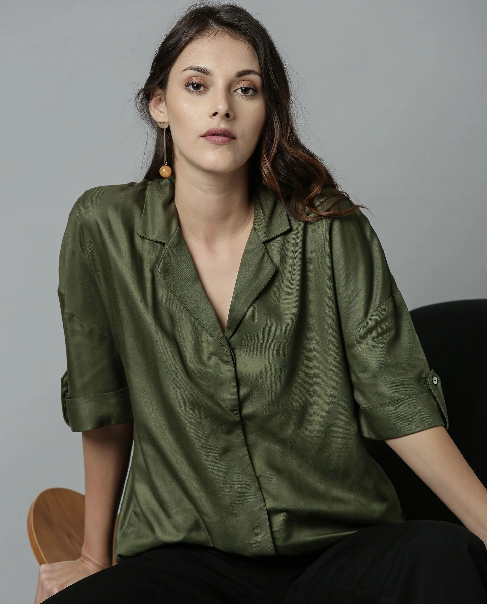 Rareism Women's Percy Green Top