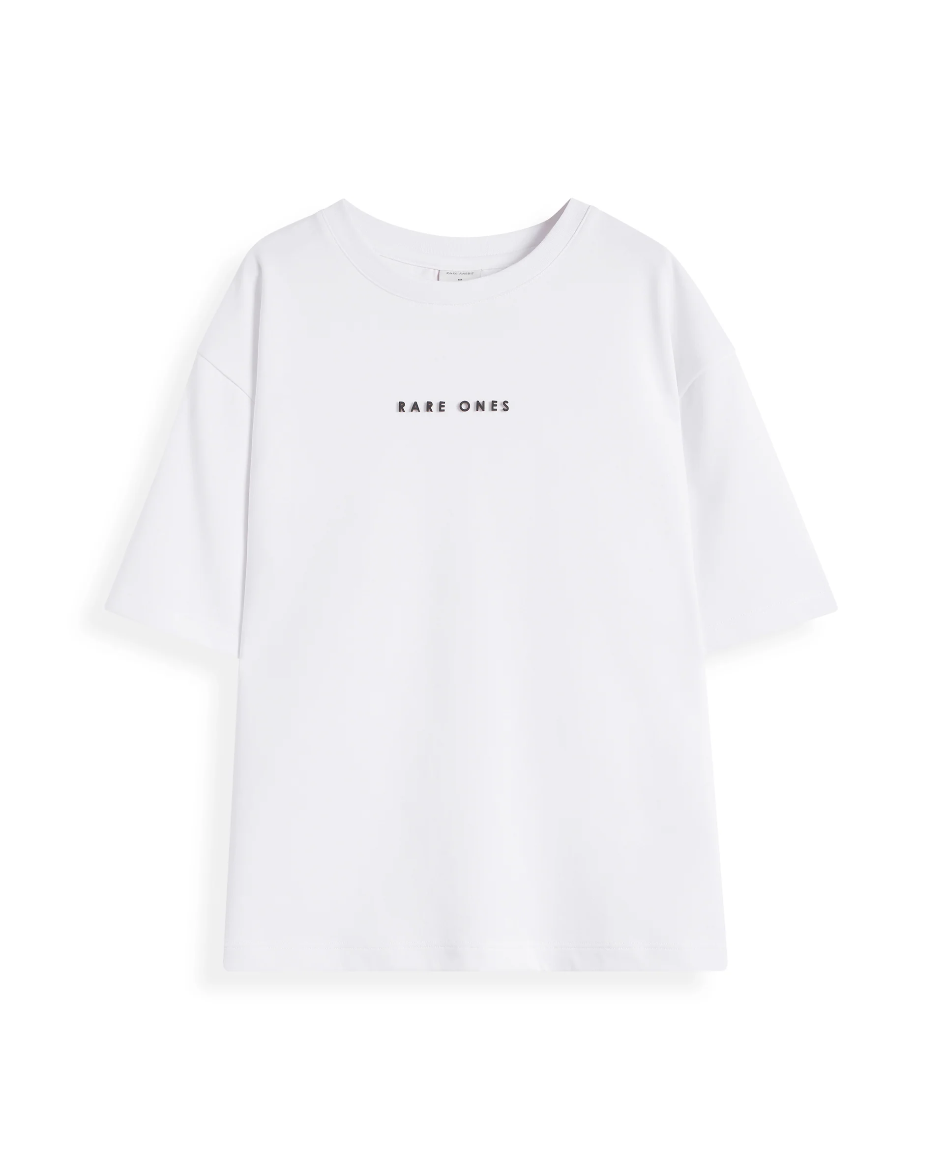 Rare Ones Kids Pete White Cotton Half Sleeves Crew Neck Oversized Fit Hd Print Branded T-Shirt - Image 2