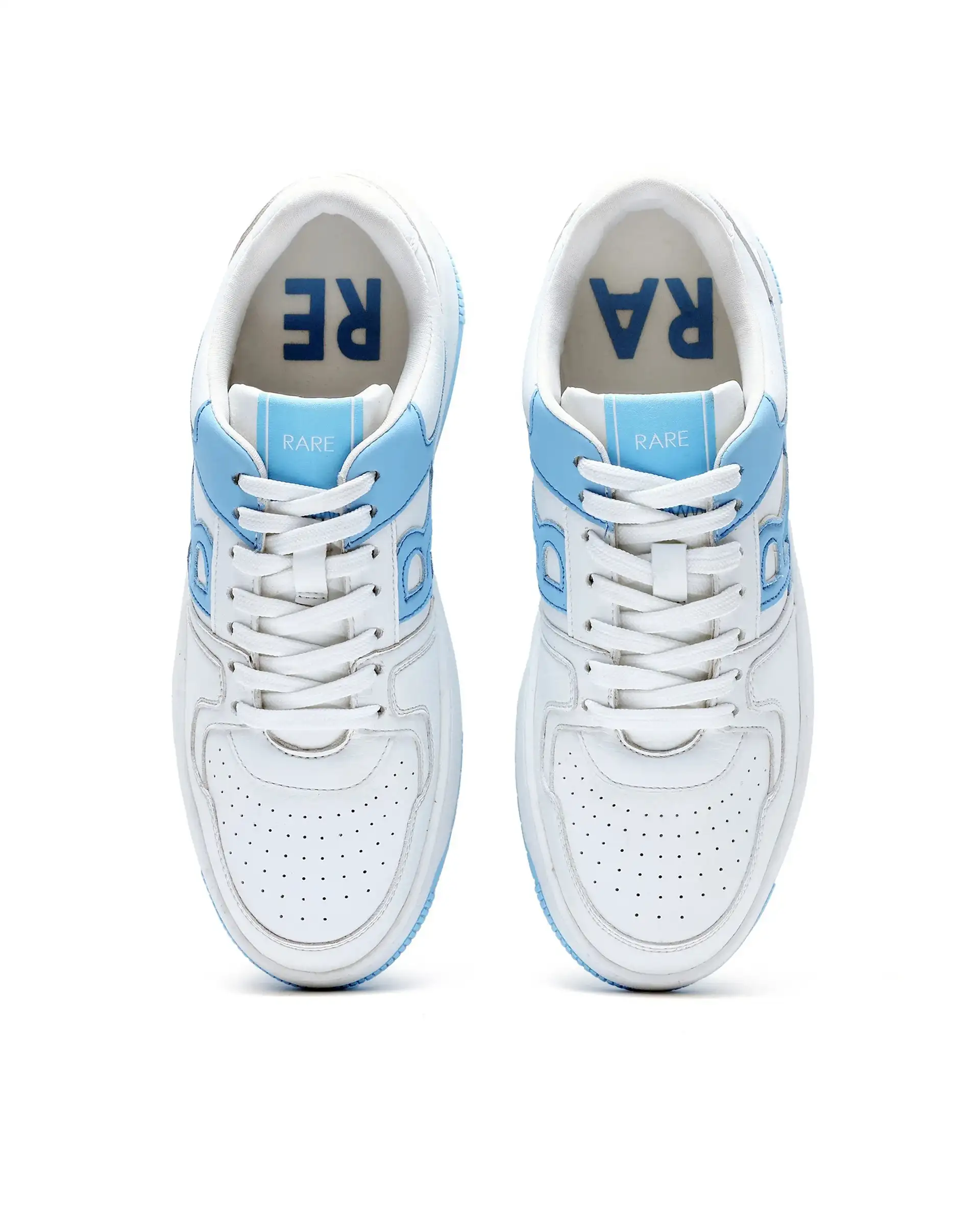 Rare Rabbit Men's Phantom Blue Micro Fiber Navy Causal Sneaker - Image 4