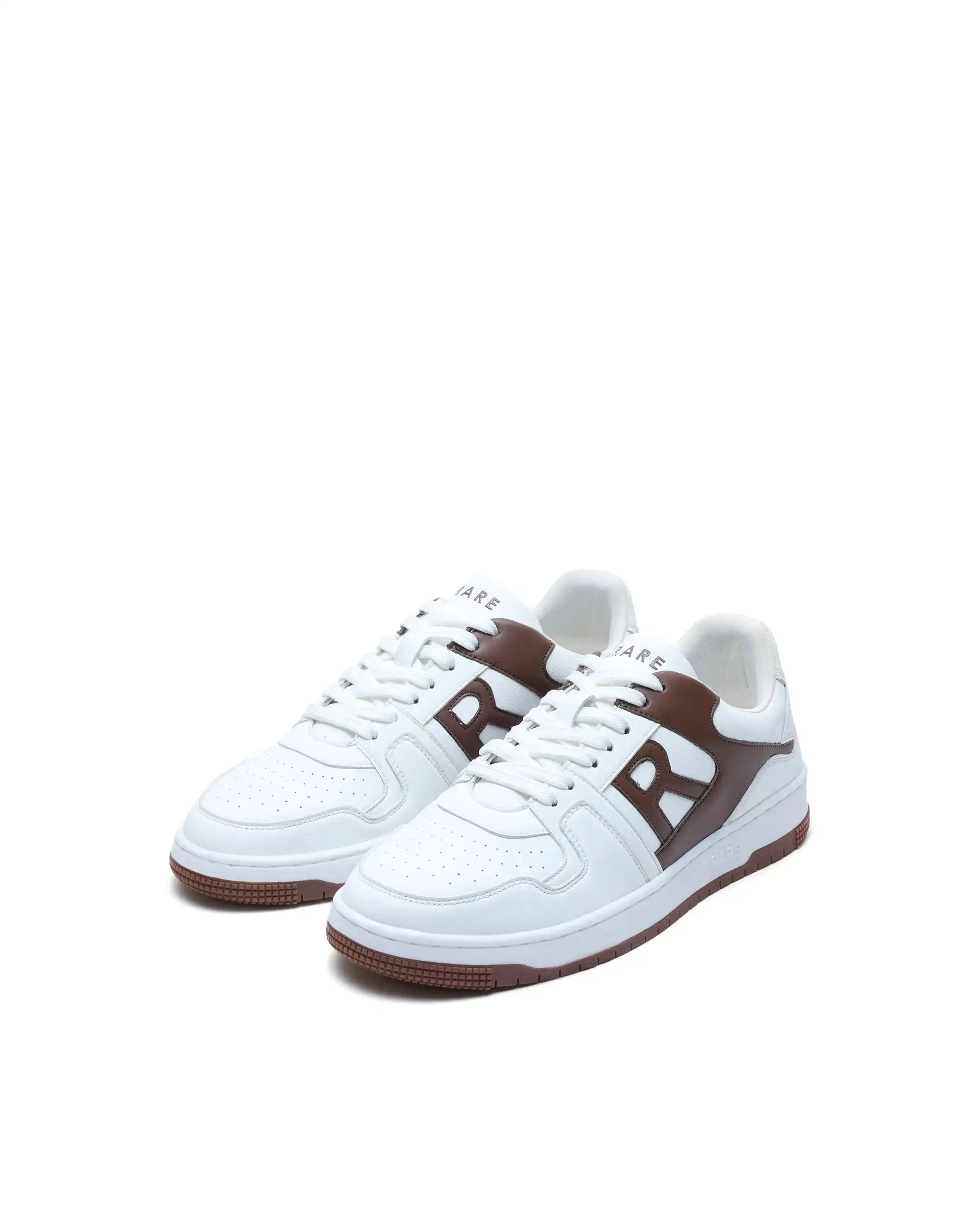 Rare Rabbit Men's Phantom Brown Micro Fiber Navy Causal Sneaker - Image 3