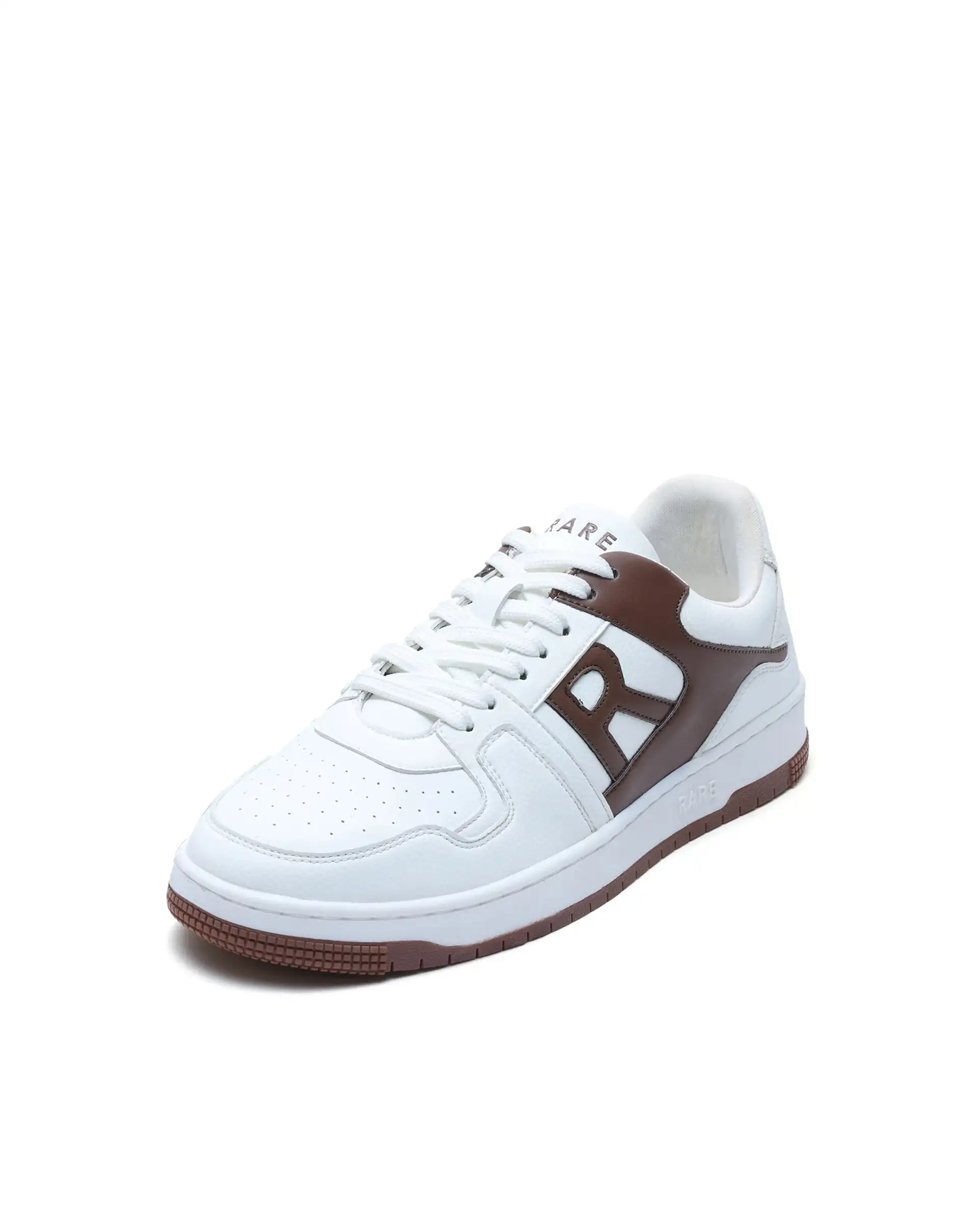 Rare Rabbit Men's Phantom Brown Micro Fiber Navy Causal Sneaker - Image 7