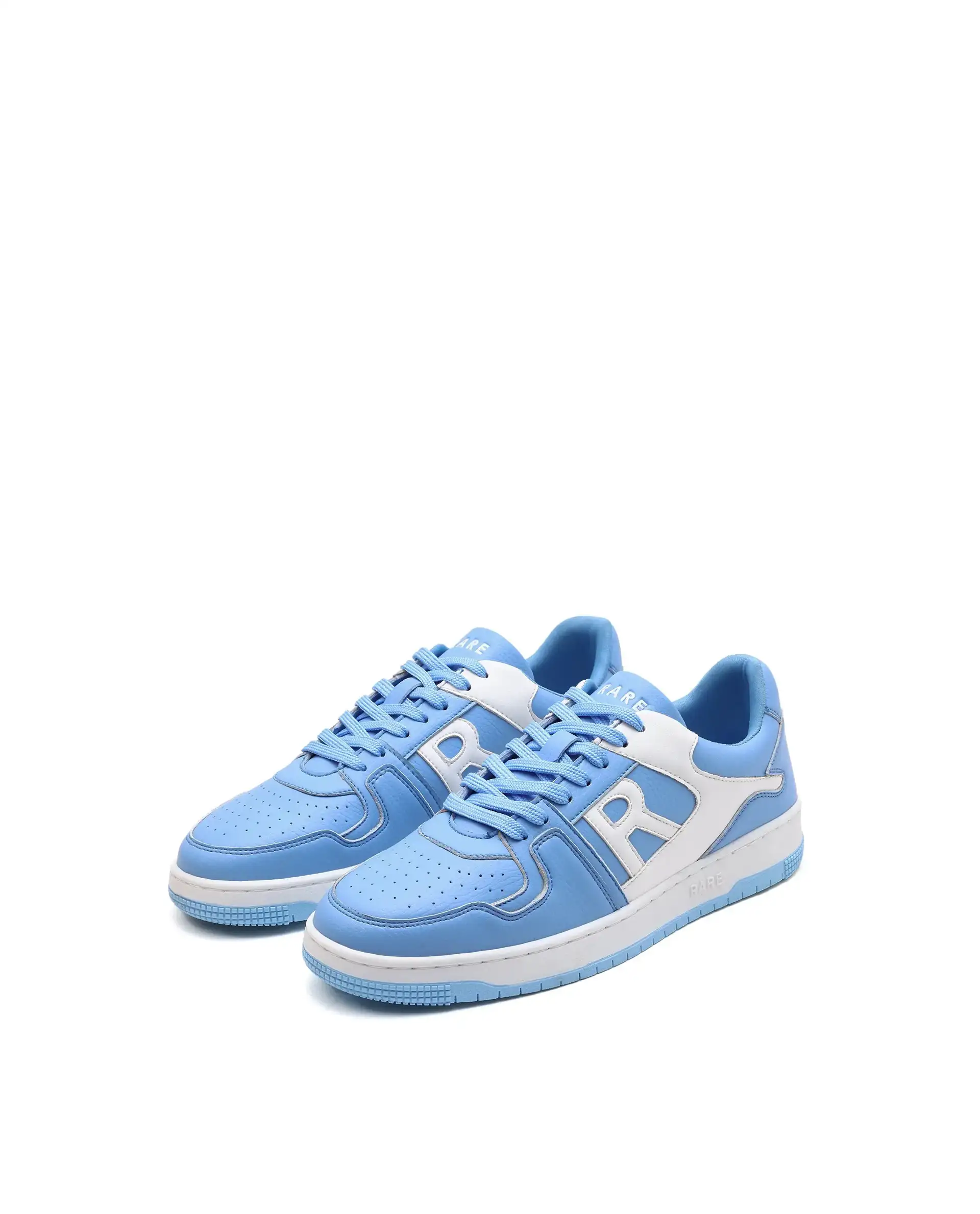 Rare Rabbit Men's Phantom Light Blue Micro Fiber Navy Causal Sneaker - Image 3