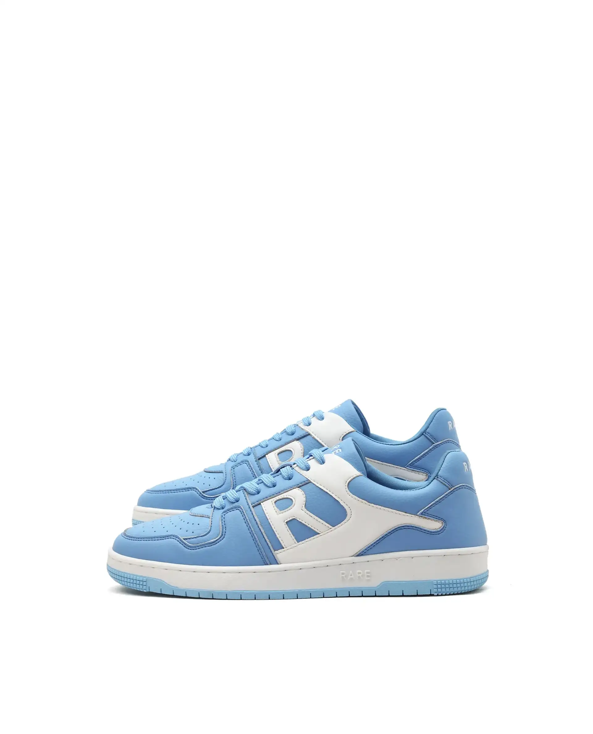 Rare Rabbit Men's Phantom Light Blue Micro Fiber Navy Causal Sneaker - Image 5