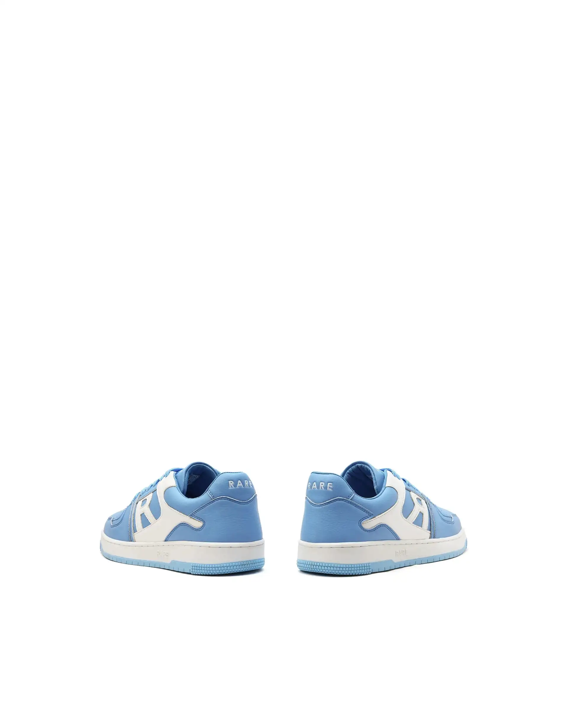 Rare Rabbit Men's Phantom Light Blue Micro Fiber Navy Causal Sneaker - Image 6