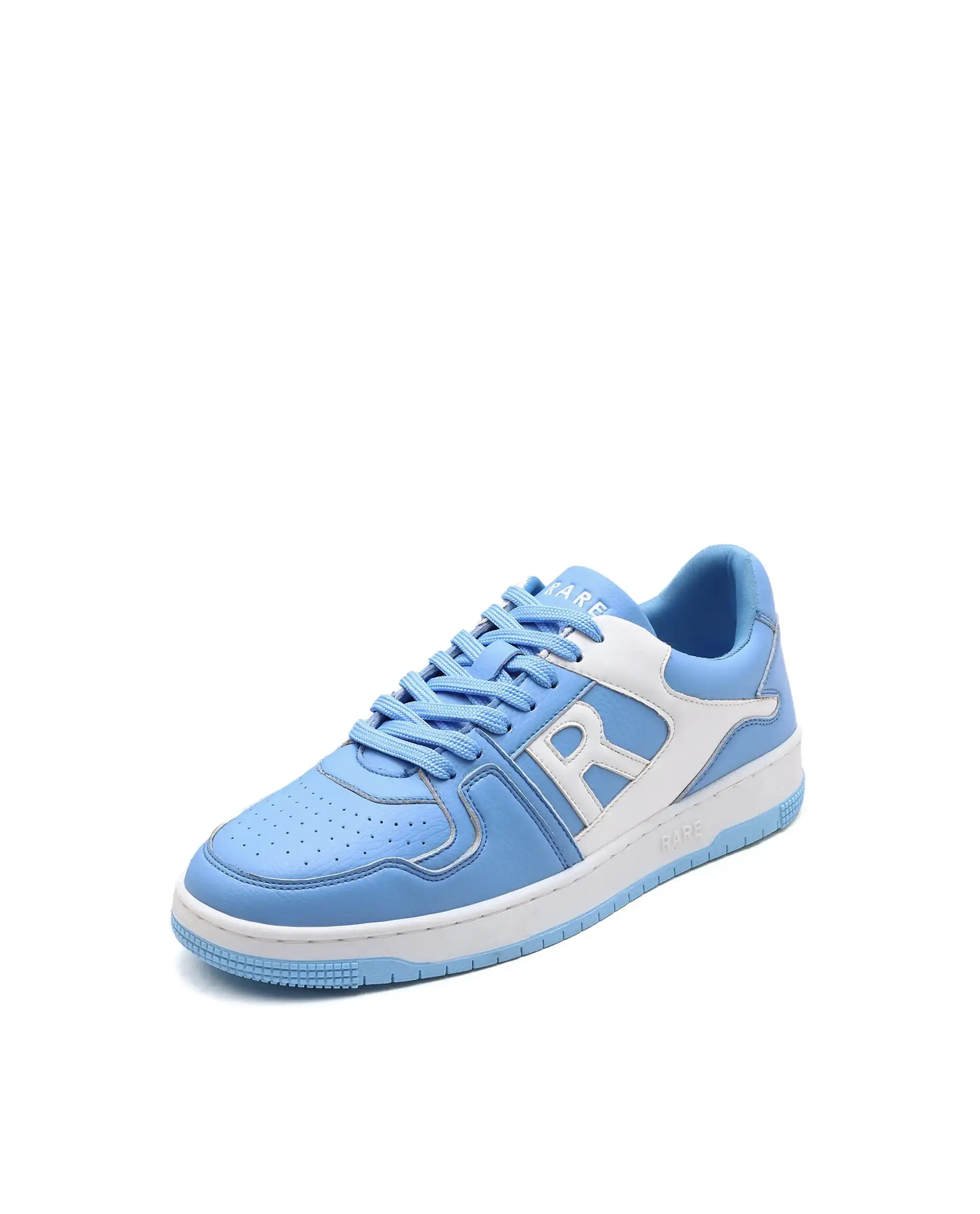Rare Rabbit Men's Phantom Light Blue Micro Fiber Navy Causal Sneaker - Image 7