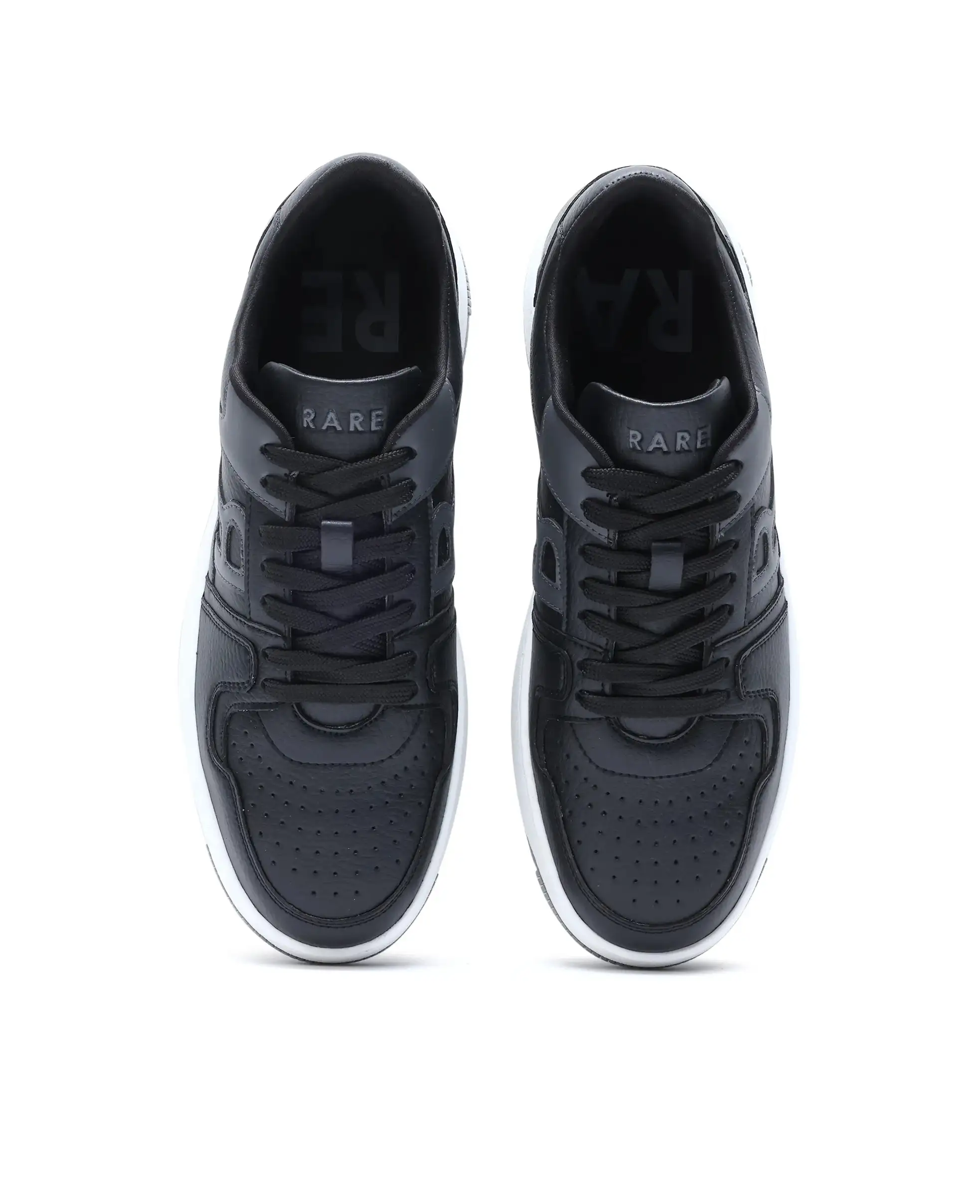 Rare Rabbit Men's Phantom Multi Micro Fiber Navy Causal Sneaker - Image 2