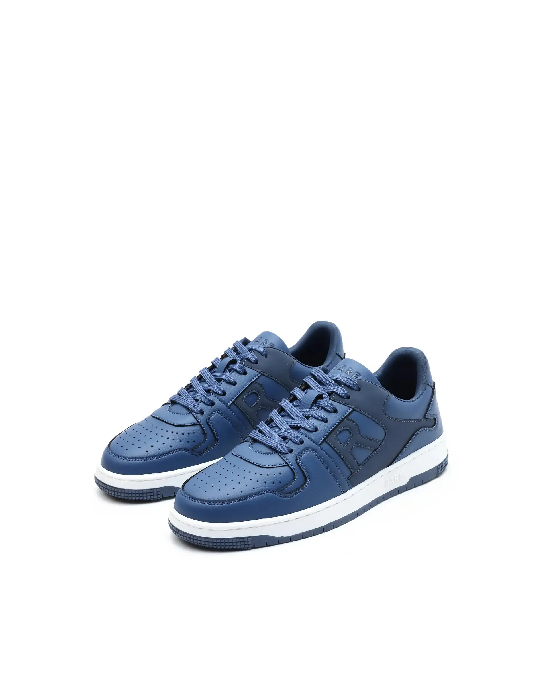 Rare Rabbit Men's Phantom Micro Fiber Navy Causal Sneaker - Image 3